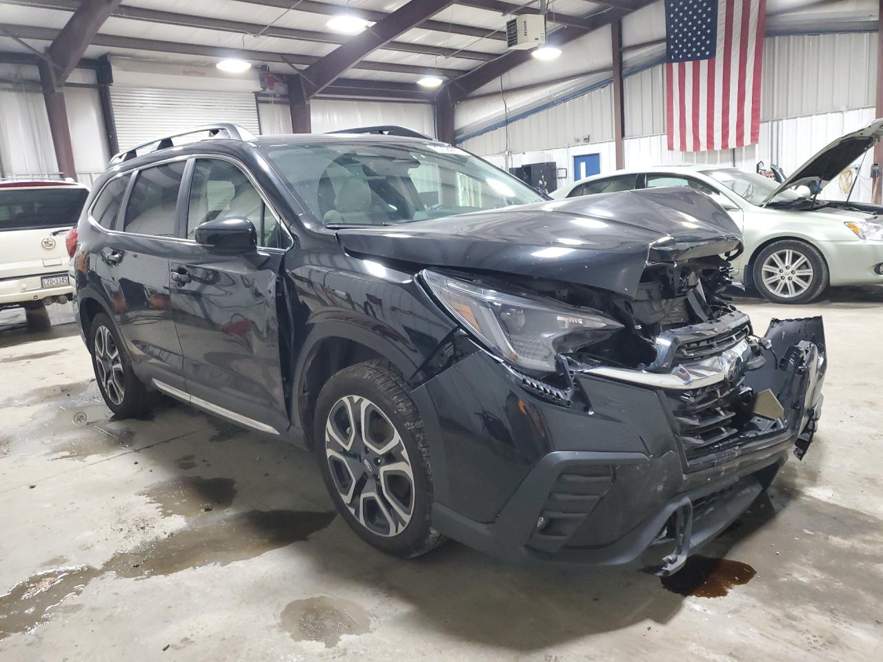 2025 Subaru Ascent Limited Black vin: 4S4WMAPD0S3429858 Damage: Right Head Lamp, Broken, Replacement Required