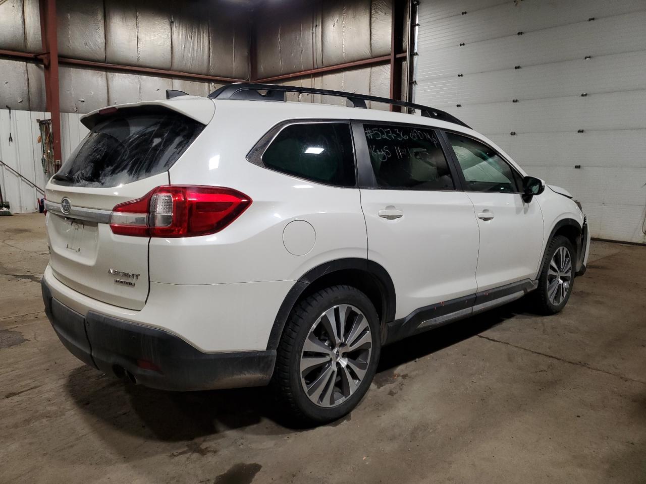 2021 Subaru Ascent Limited White vin: 4S4WMAPD1M3412733