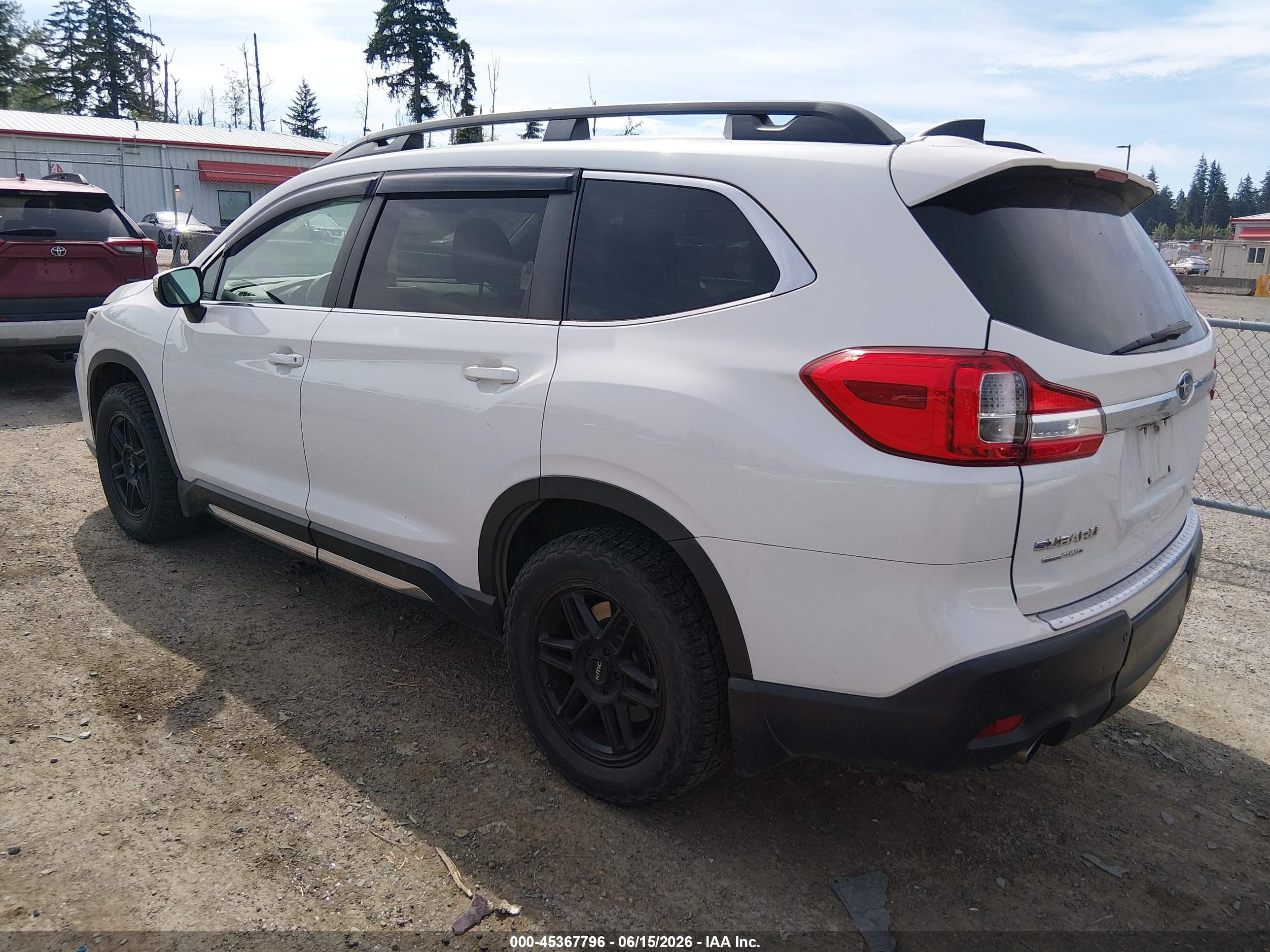 2020 Subaru Ascent Limited White vin: 4S4WMAPD2L3414036