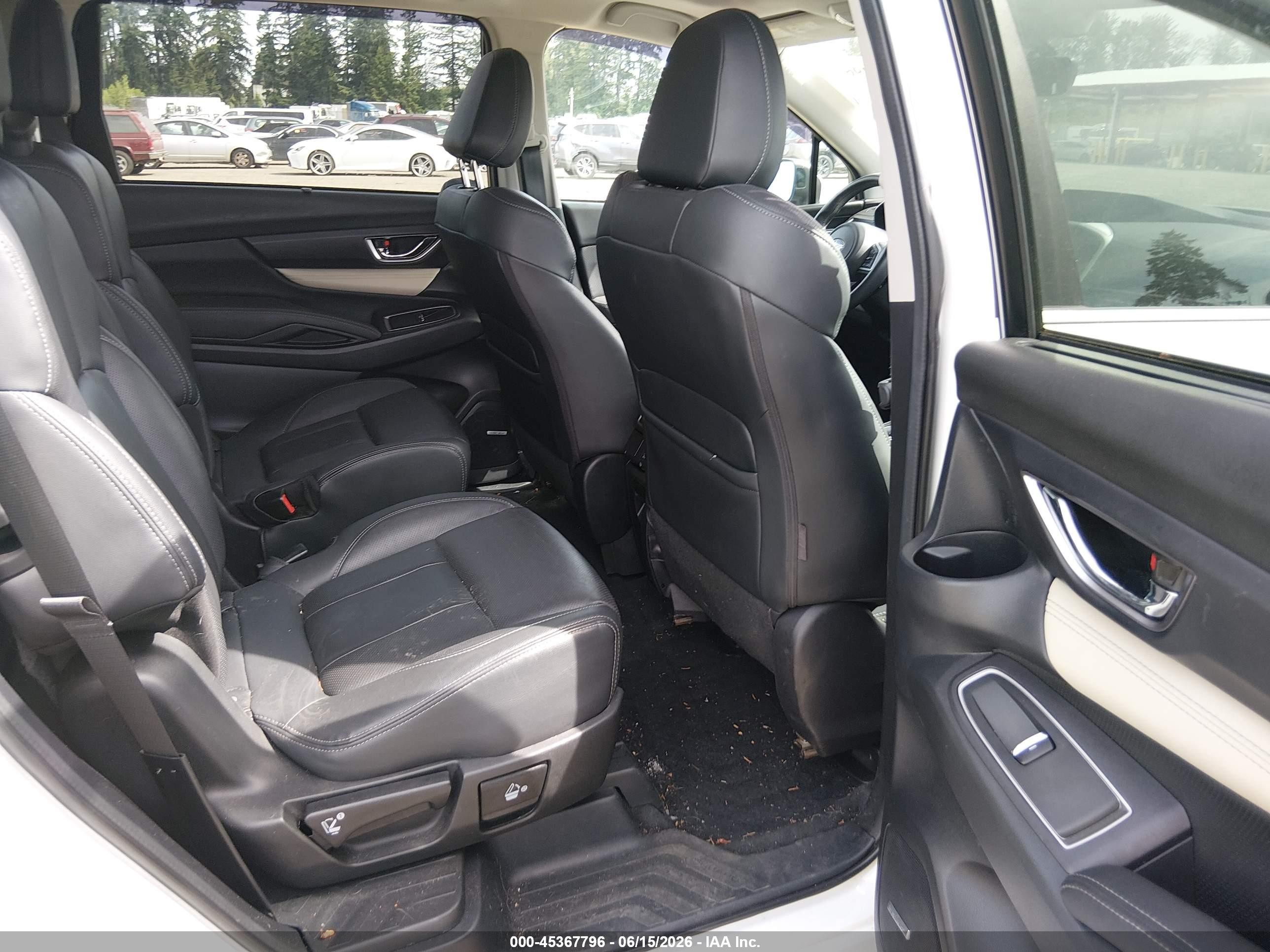 2020 Subaru Ascent Limited White vin: 4S4WMAPD2L3414036