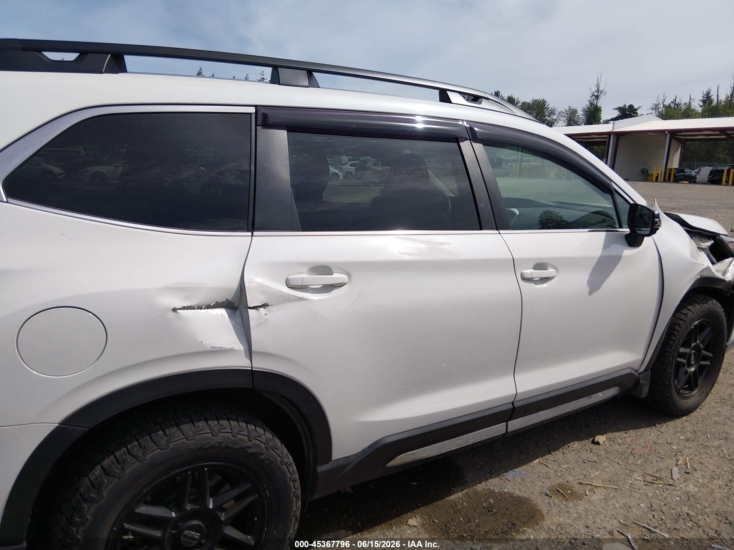 2020 Subaru Ascent Limited White vin: 4S4WMAPD2L3414036