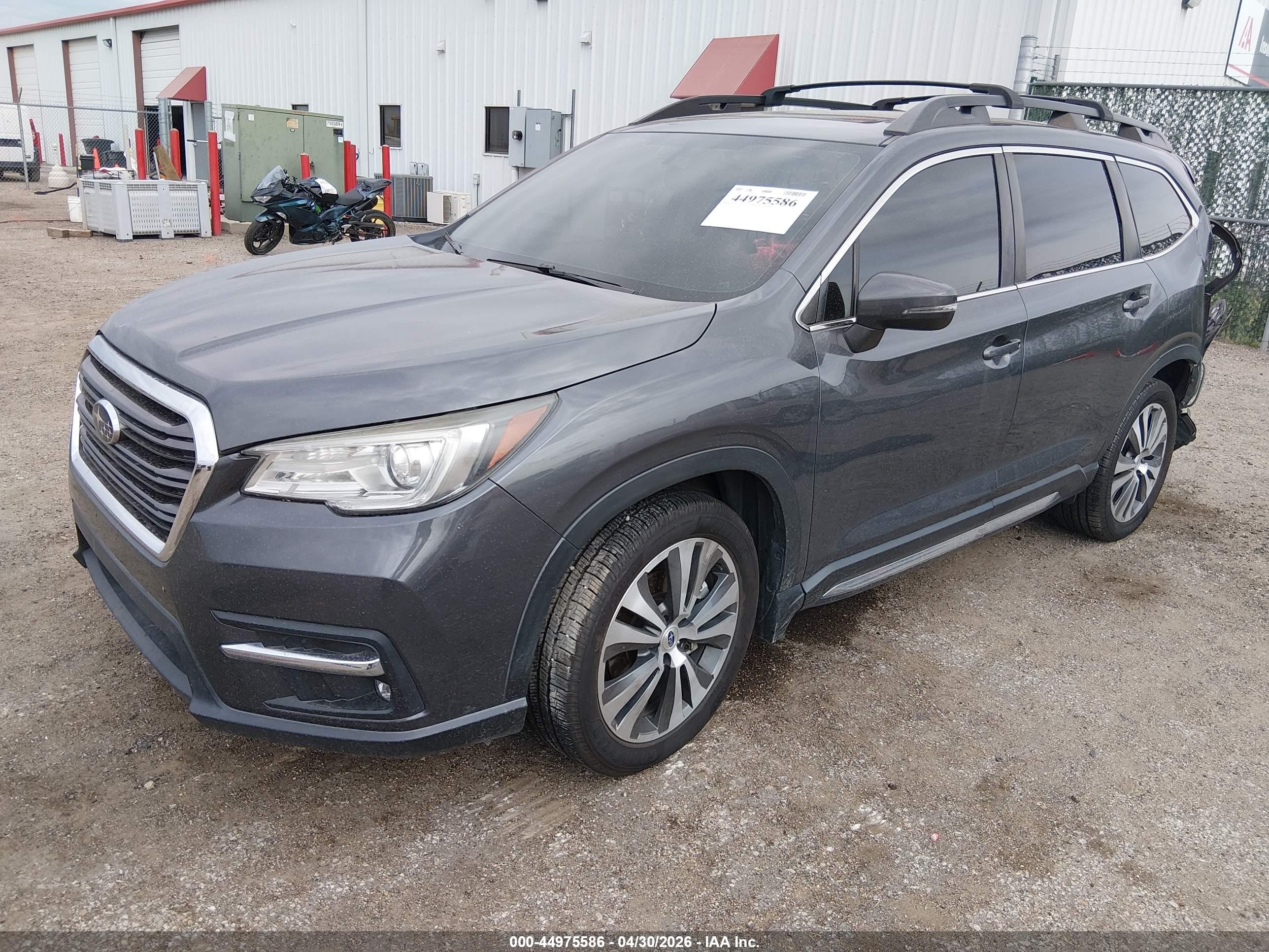 2019 Subaru Ascent Limited Gray vin: 4S4WMAPD5K3476514