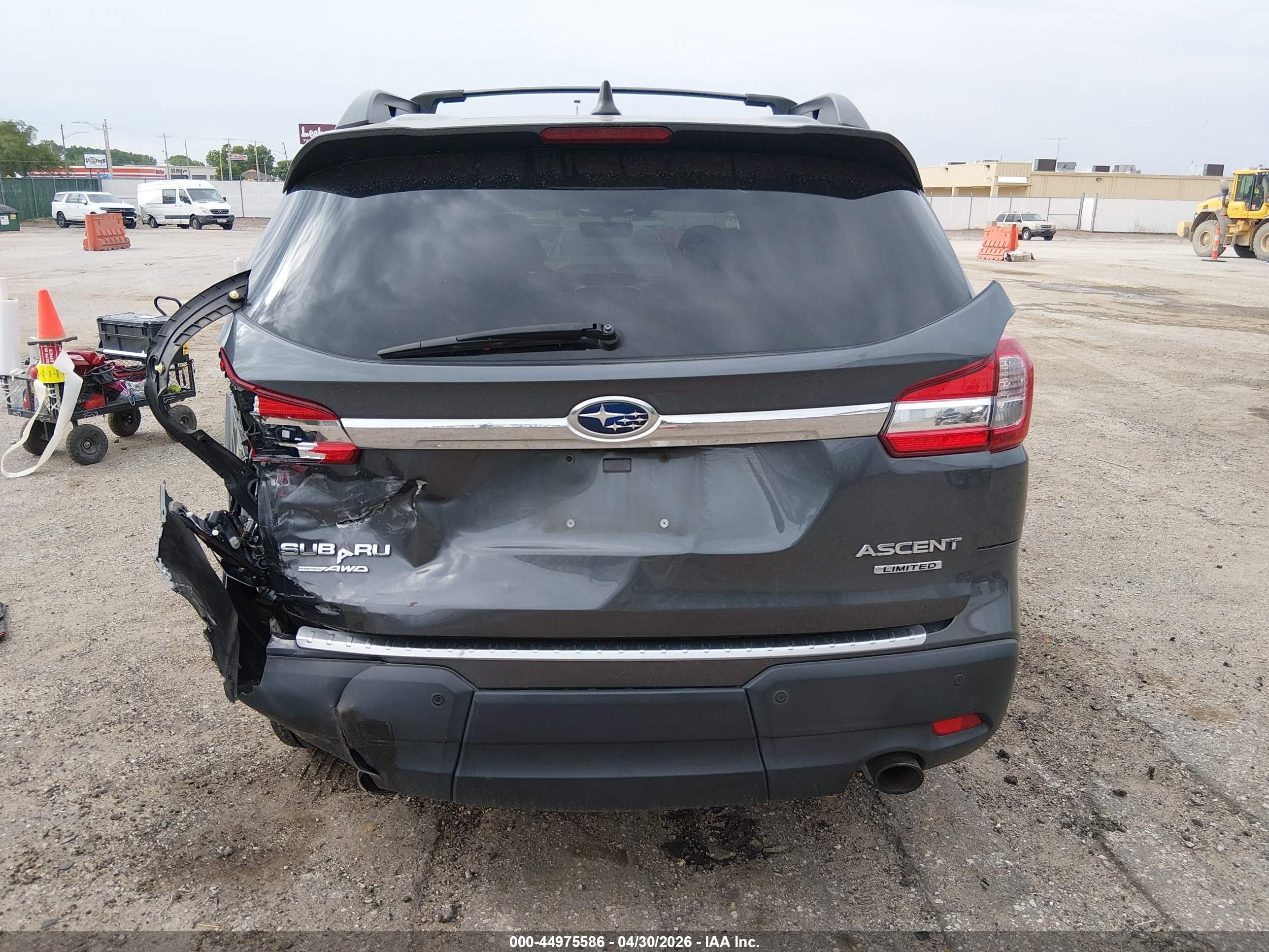 2019 Subaru Ascent Limited Gray vin: 4S4WMAPD5K3476514