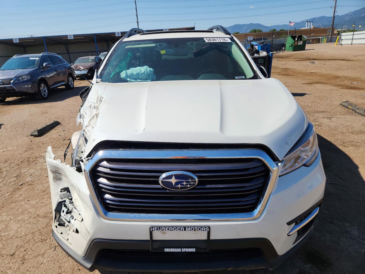 2022 Subaru Ascent Limited Белый vin: 4S4WMAPD6N3400465
