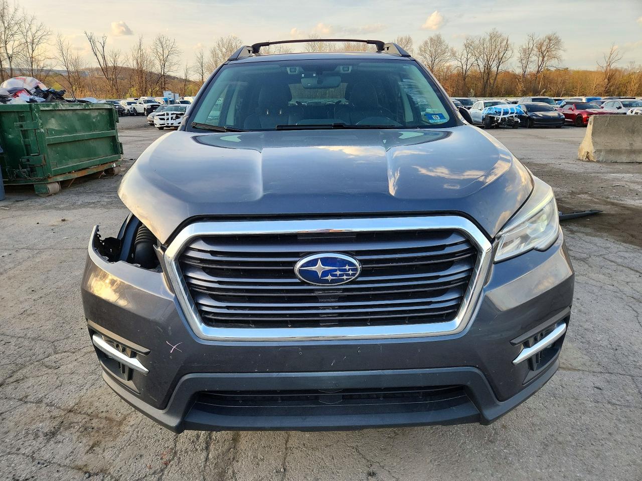 2020 Subaru Ascent Limited Gray vin: 4S4WMAPD8L3402456