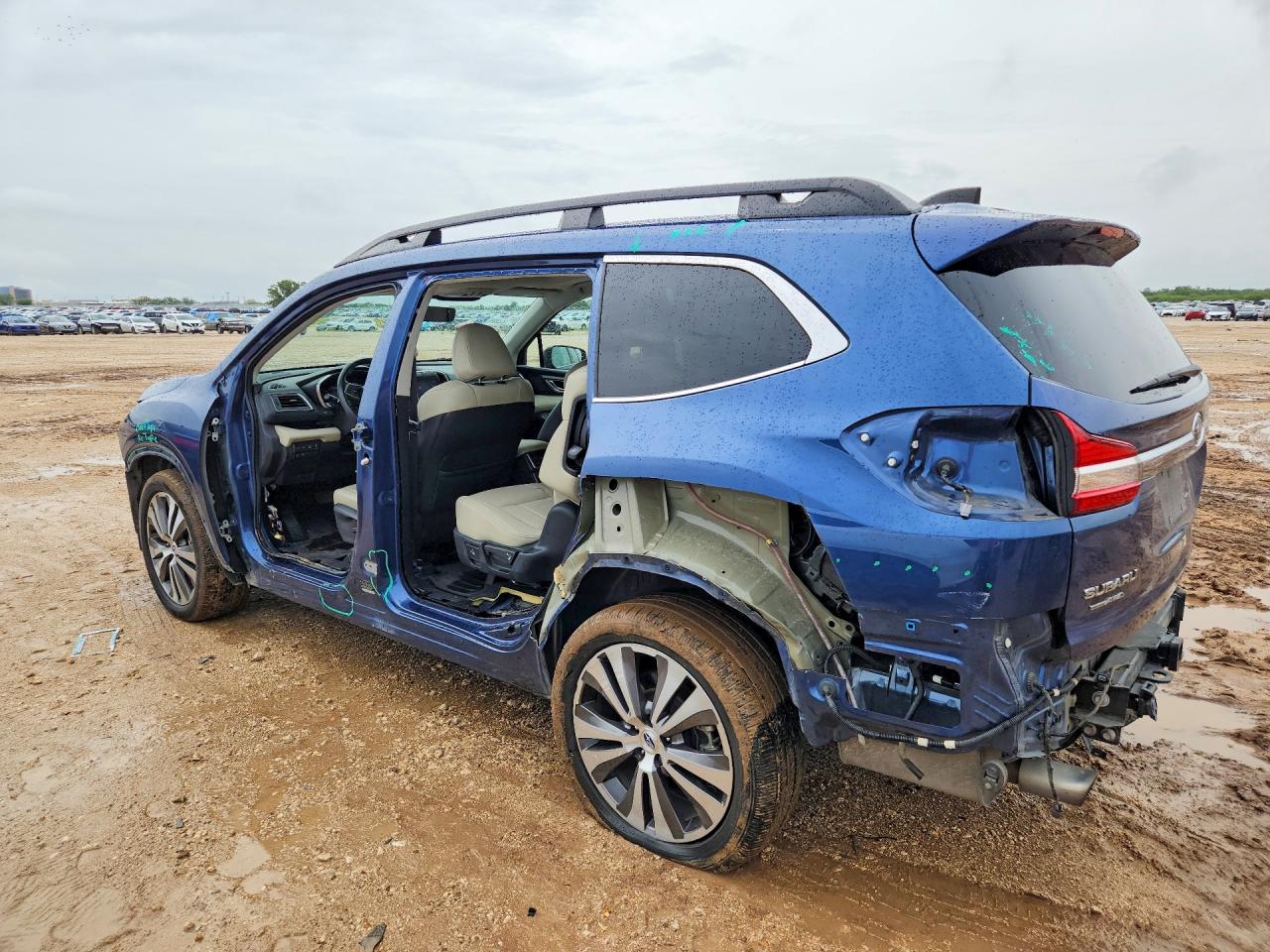 2021 Subaru Ascent Limited Синий vin: 4S4WMAPDXM3416375