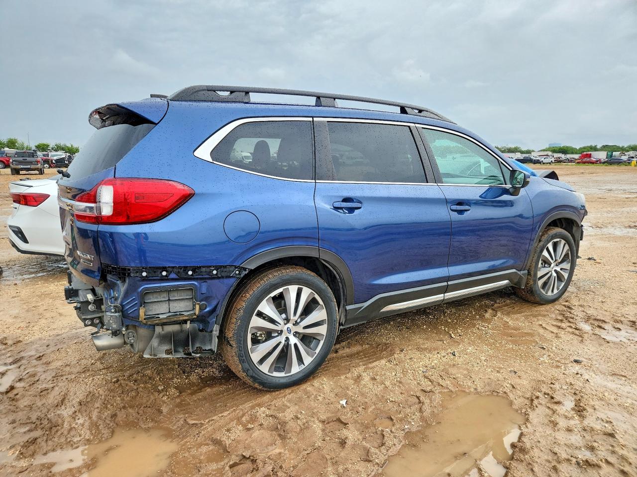 2021 Subaru Ascent Limited Синий vin: 4S4WMAPDXM3416375