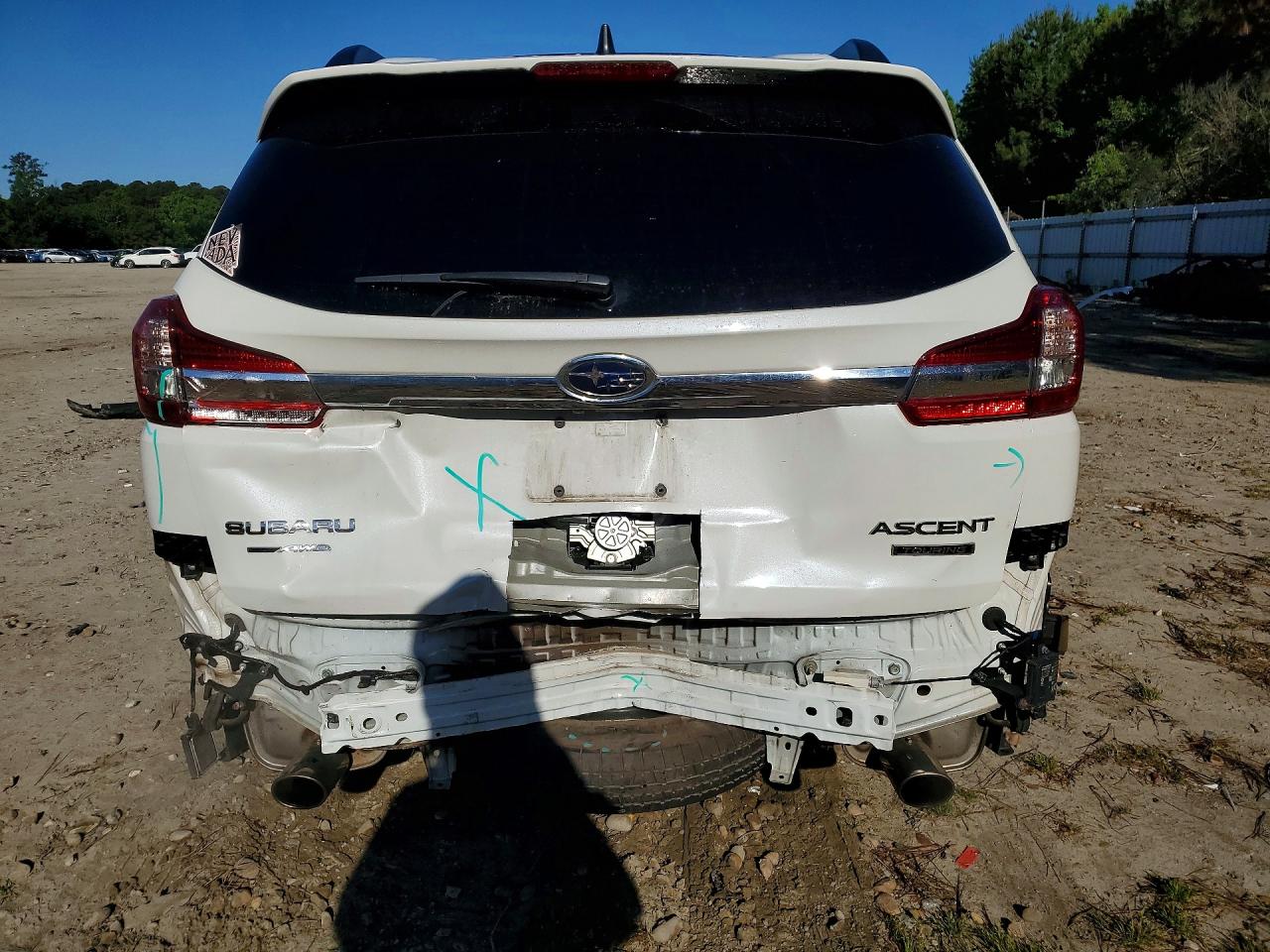 2022 Subaru Ascent Touring White vin: 4S4WMARD0N3436987