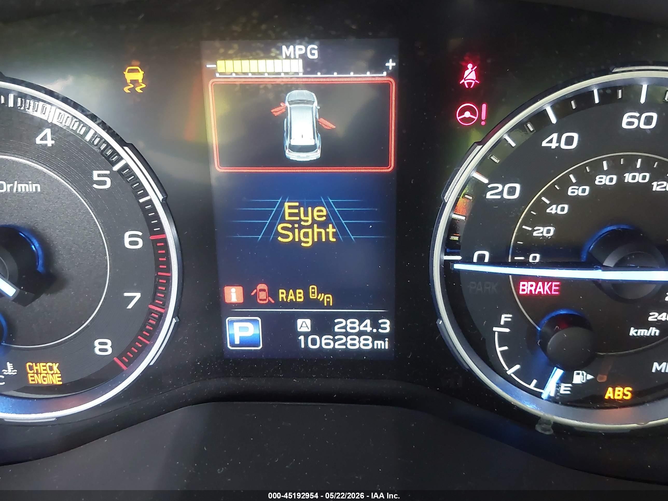 2019 Subaru Ascent Touring Blue vin: 4S4WMARD1K3423175