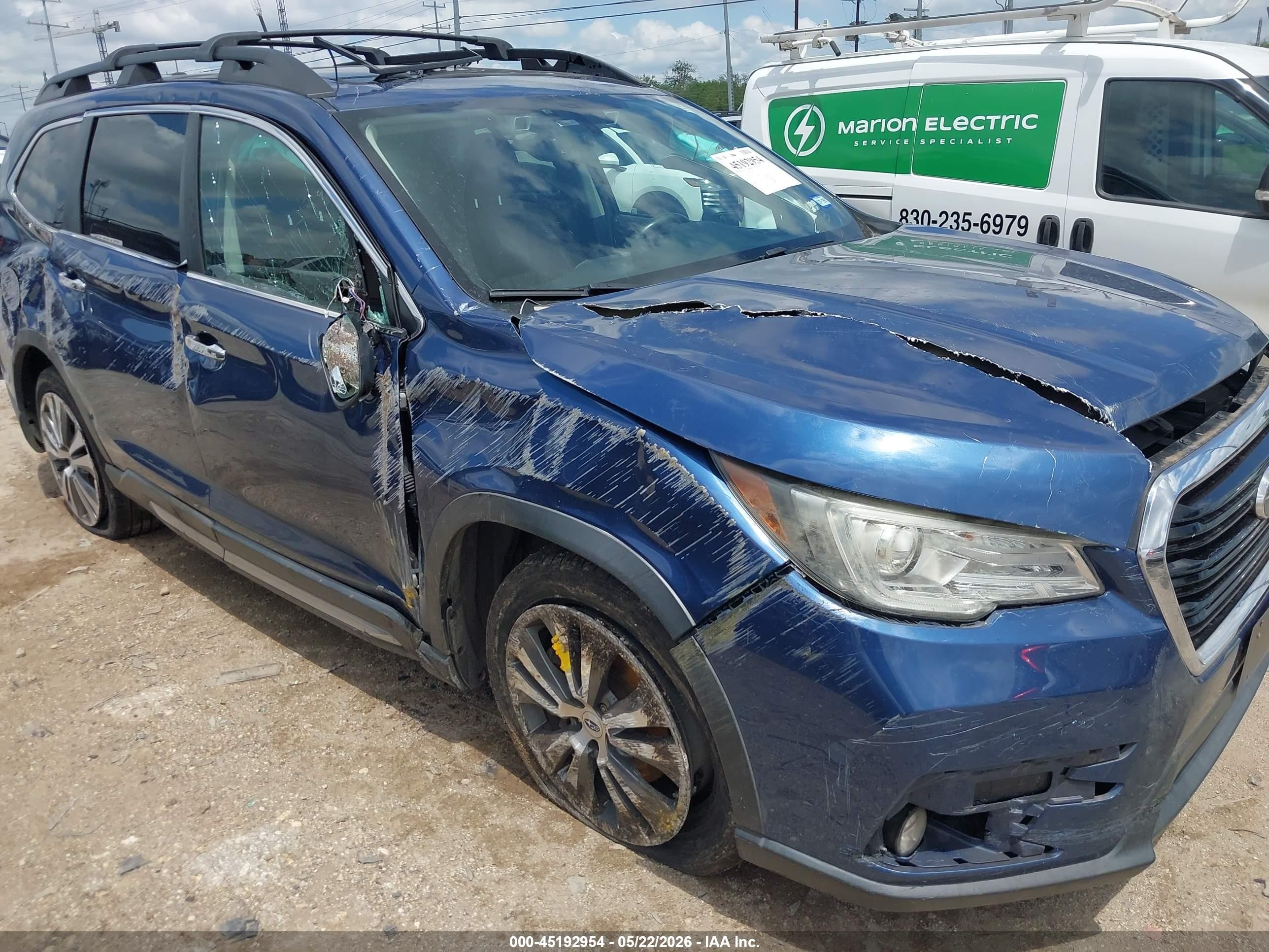2019 Subaru Ascent Touring Blue vin: 4S4WMARD1K3423175