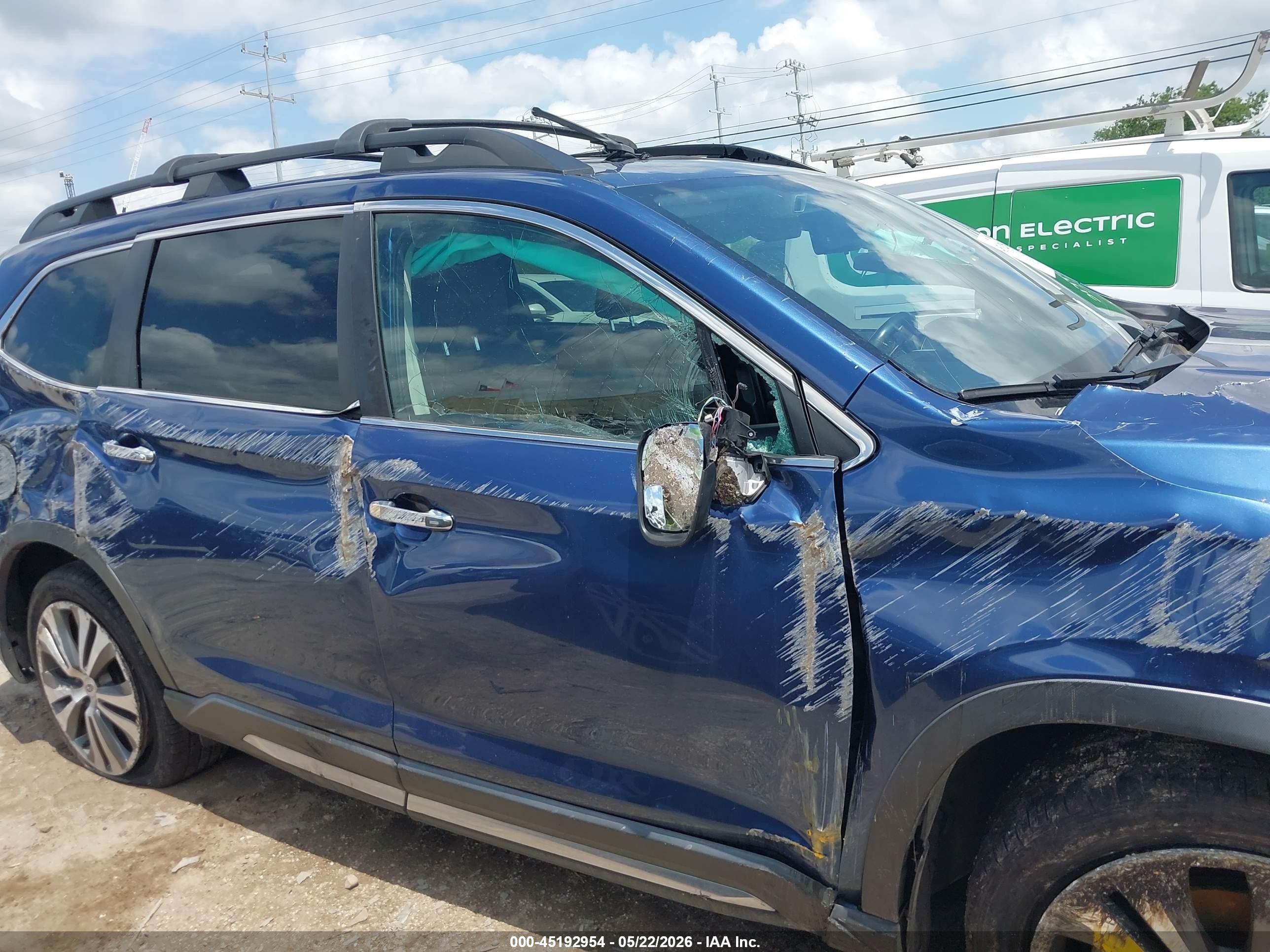 2019 Subaru Ascent Touring Blue vin: 4S4WMARD1K3423175