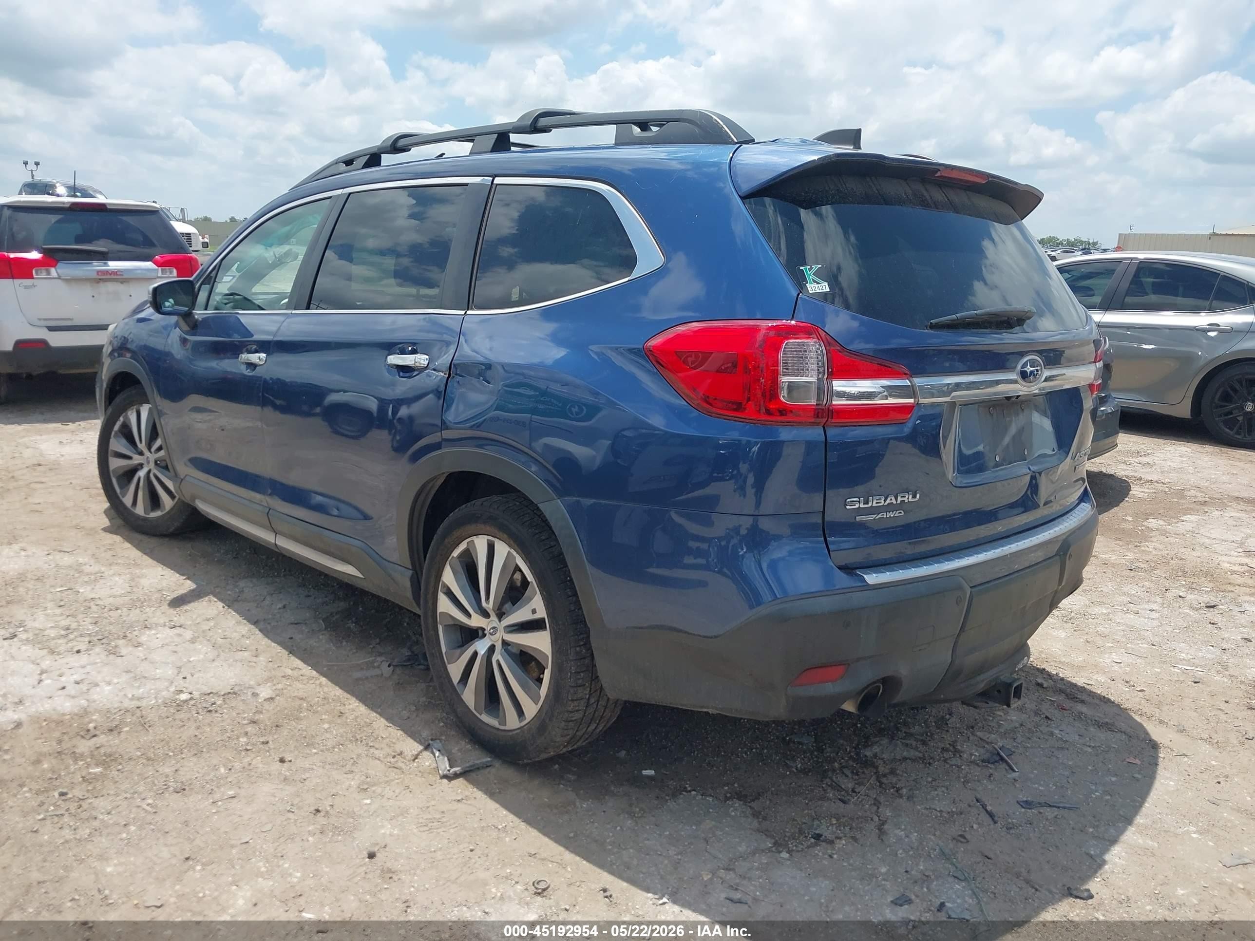 2019 Subaru Ascent Touring Blue vin: 4S4WMARD1K3423175