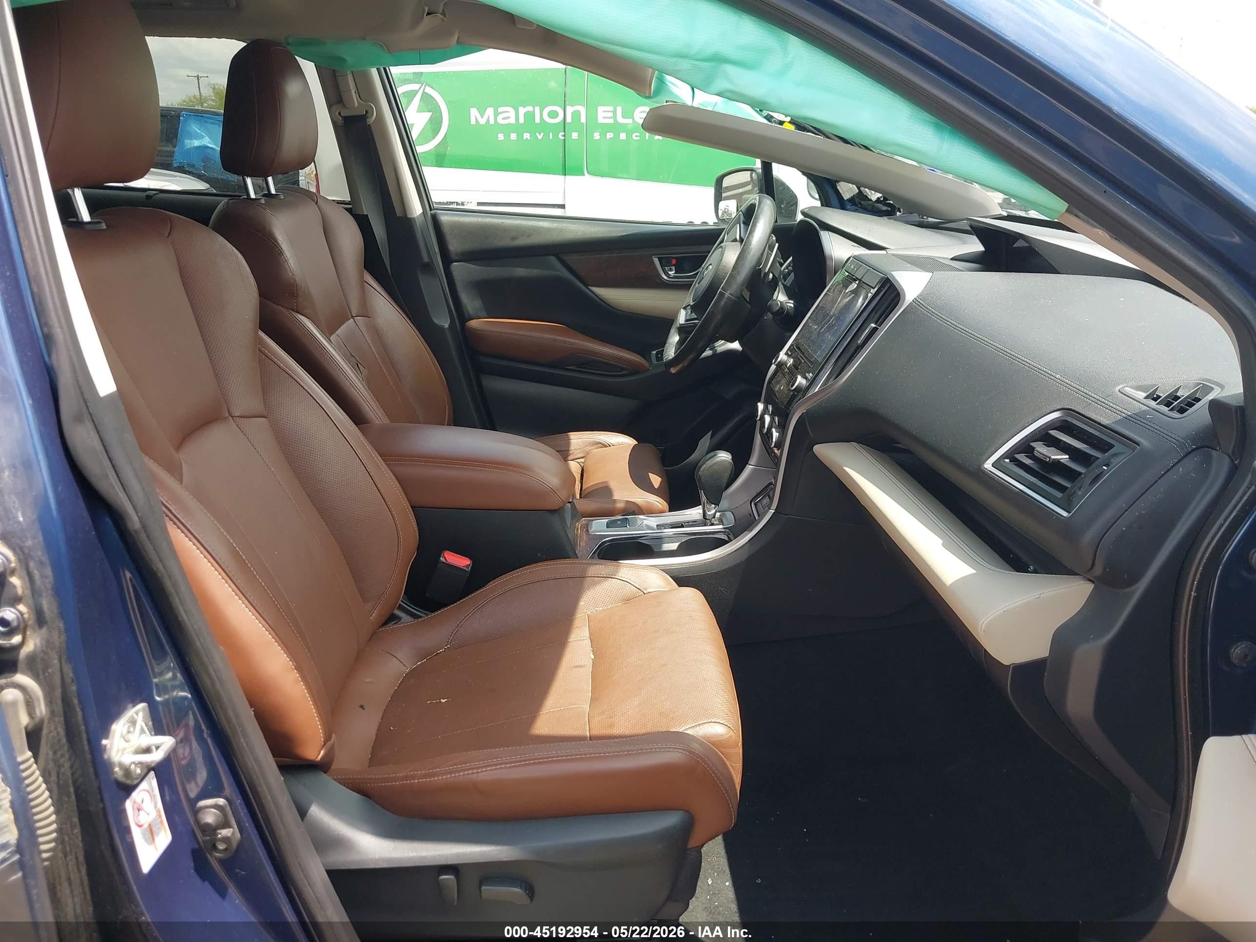 2019 Subaru Ascent Touring Blue vin: 4S4WMARD1K3423175
