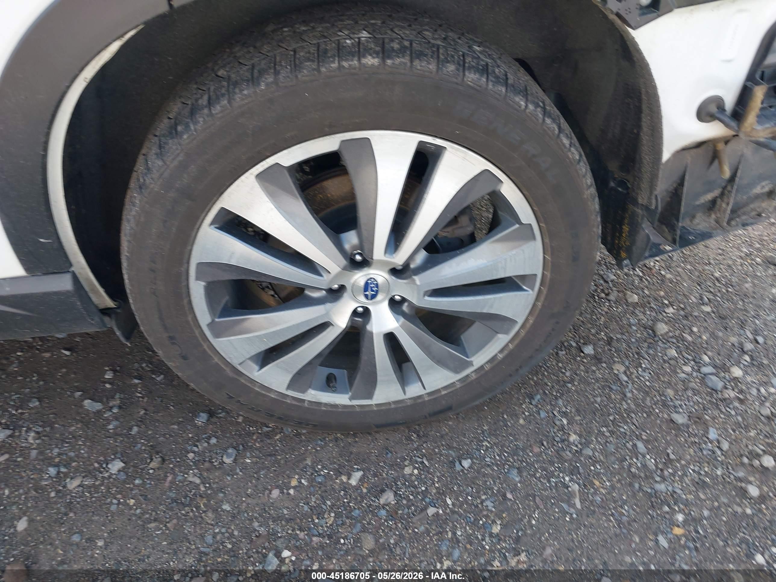 2019 Subaru Ascent Touring White vin: 4S4WMARD2K3435612