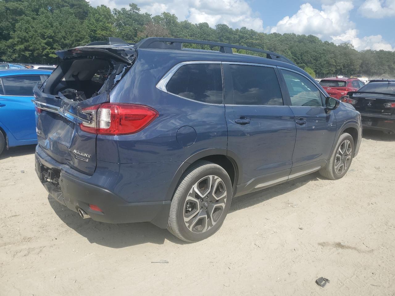 2024 Subaru Ascent Limited Blue vin: 4S4WMARD2R3437385