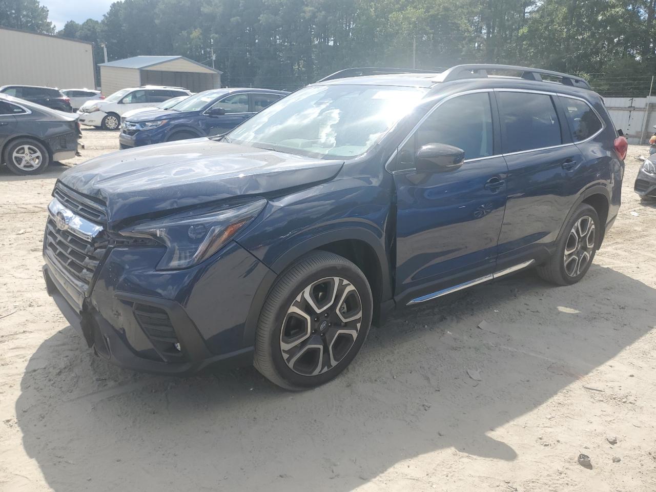 2024 Subaru Ascent Limited Blue vin: 4S4WMARD2R3437385