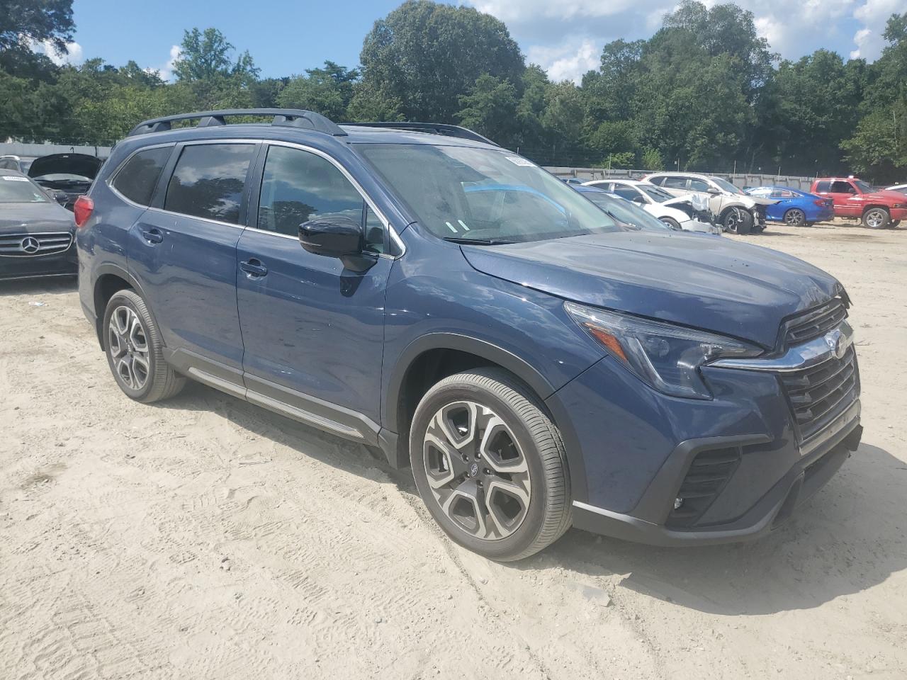2024 Subaru Ascent Limited Blue vin: 4S4WMARD2R3437385