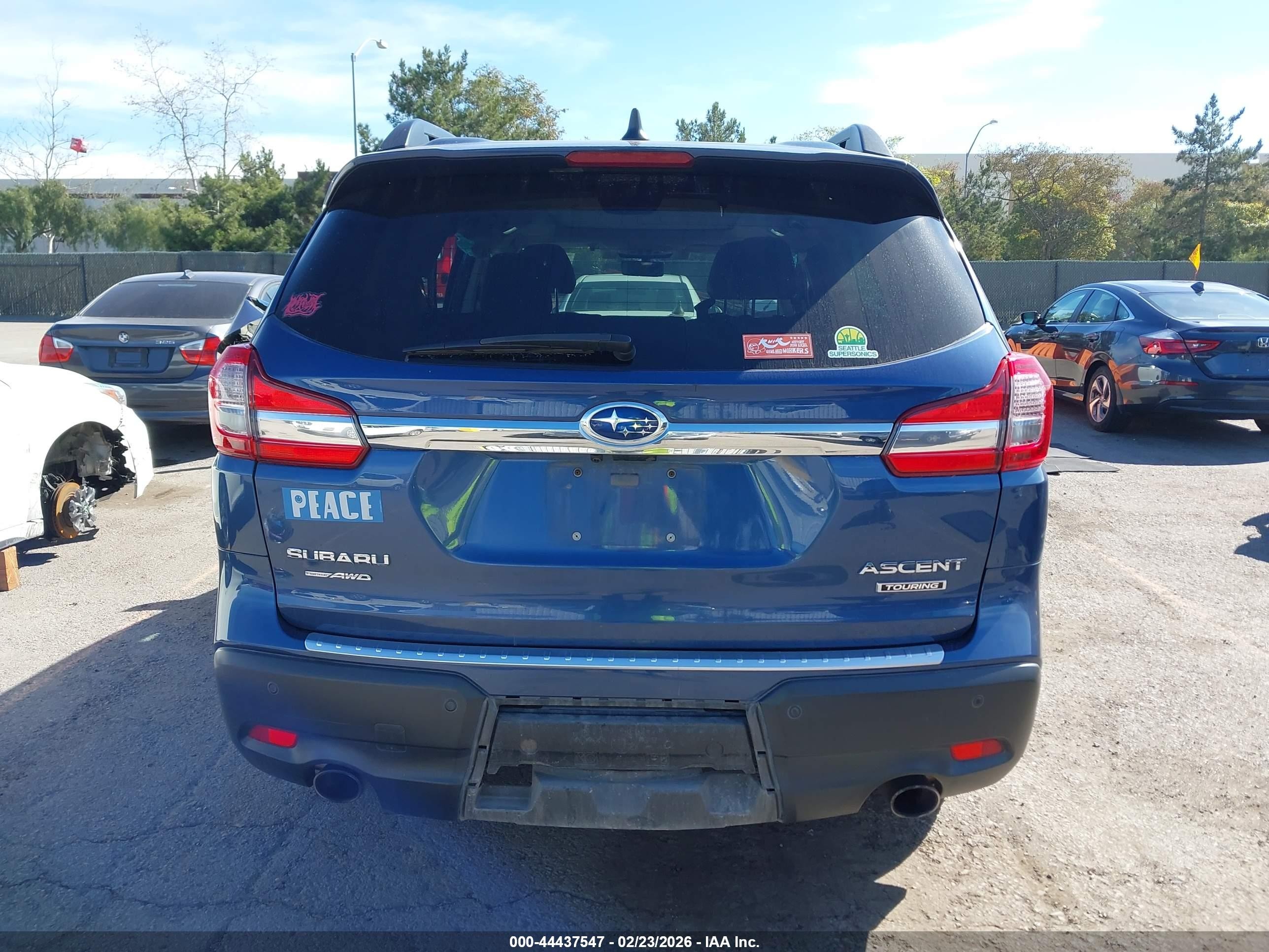 2020 Subaru Ascent Touring Dark Blue vin: 4S4WMARD8L3474433