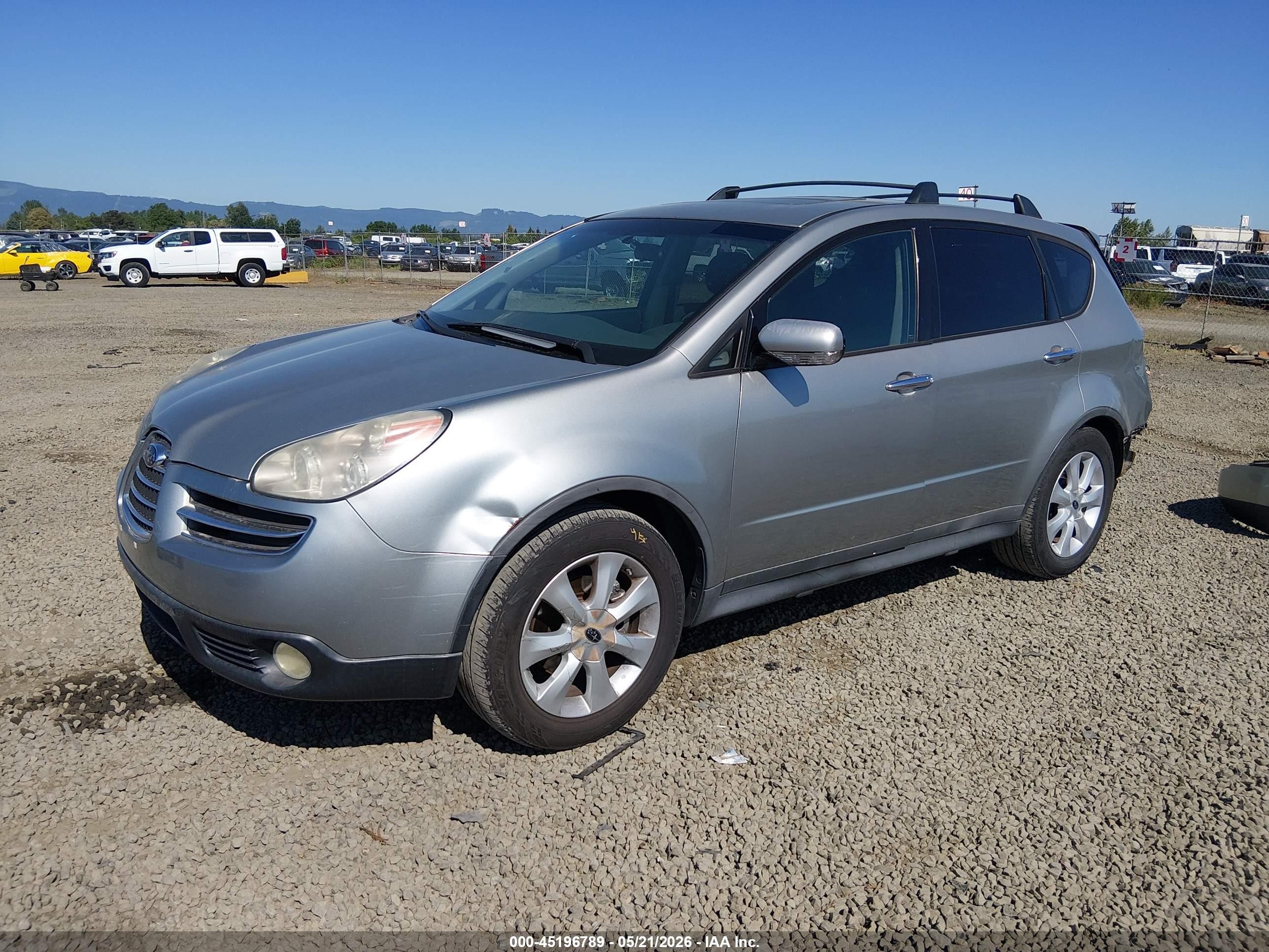 2006 Subaru B9 Tribeca Base 5-passenger/limited 5-passenger Silver vin: 4S4WX82C164416244