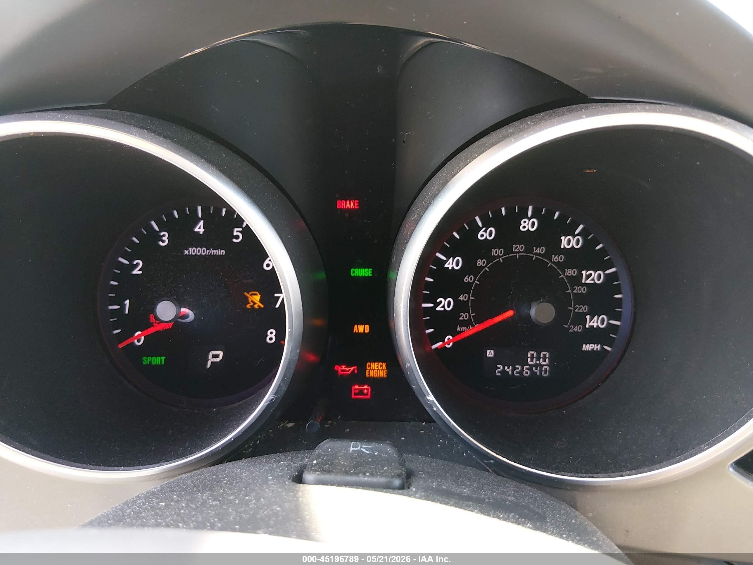 2006 Subaru B9 Tribeca Base 5-passenger/limited 5-passenger Silver vin: 4S4WX82C164416244