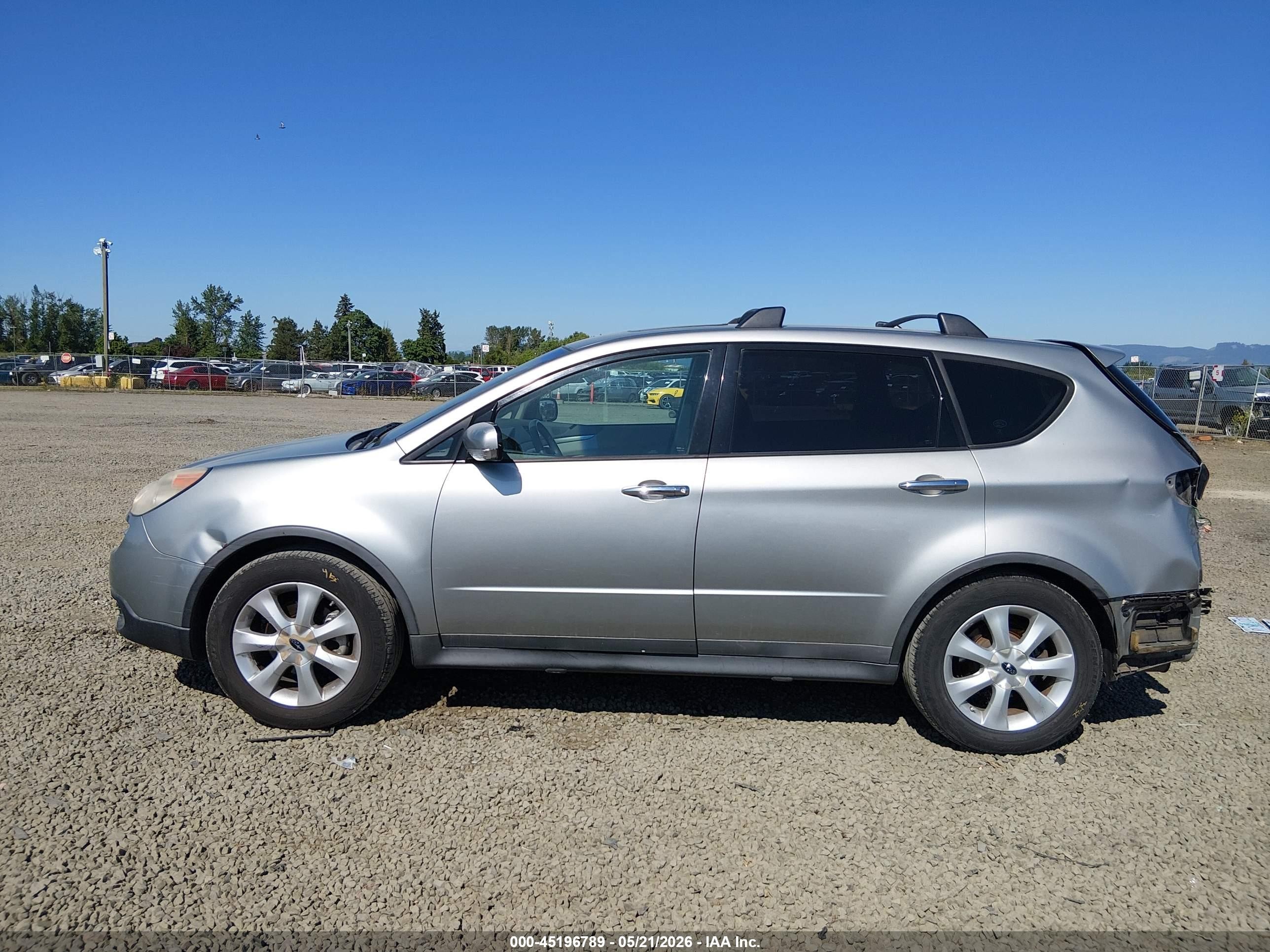 2006 Subaru B9 Tribeca Base 5-passenger/limited 5-passenger Silver vin: 4S4WX82C164416244
