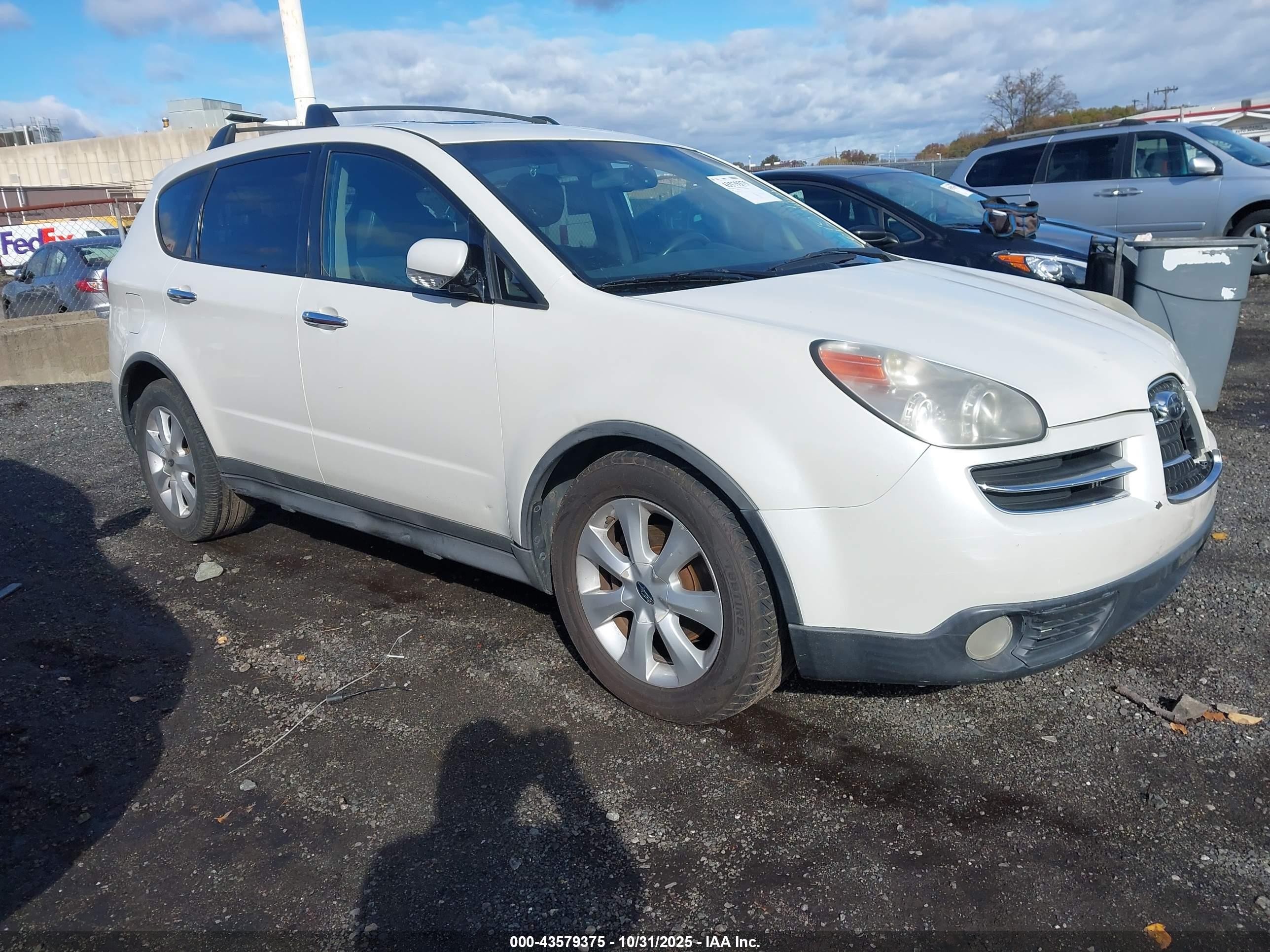 2006 Subaru B9 Tribeca Base 5-passenger/limited 5-passenger White vin: 4S4WX82C564426369