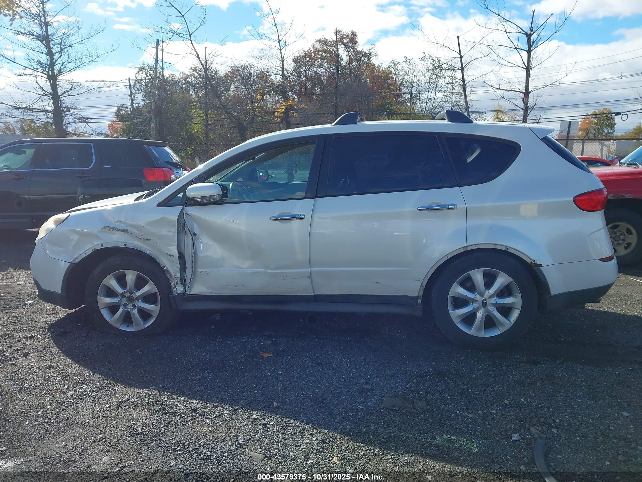 2006 Subaru B9 Tribeca Base 5-passenger/limited 5-passenger White vin: 4S4WX82C564426369