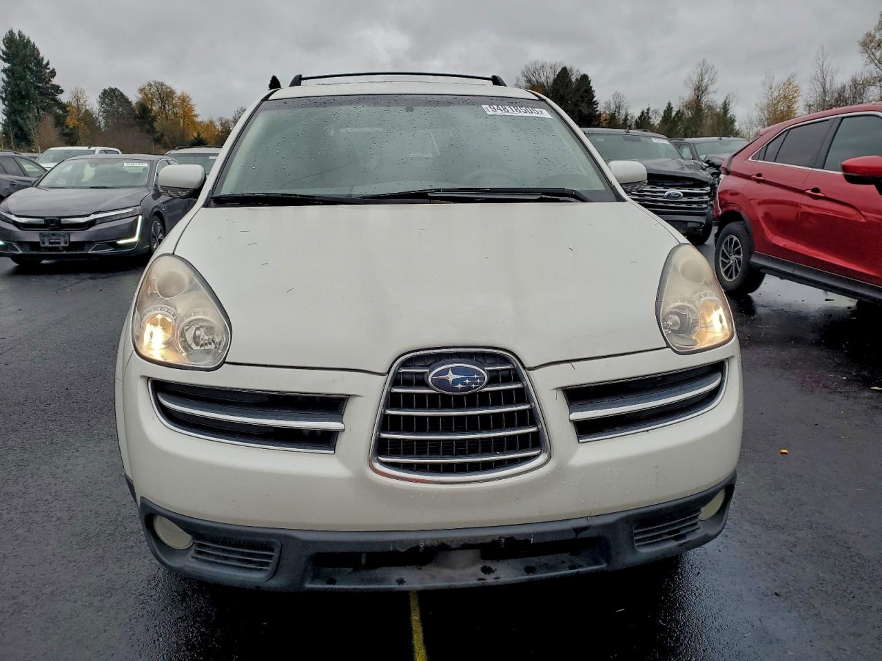 2006 Subaru B9 Tribeca 3.0 H6 White vin: 4S4WX82C964429808