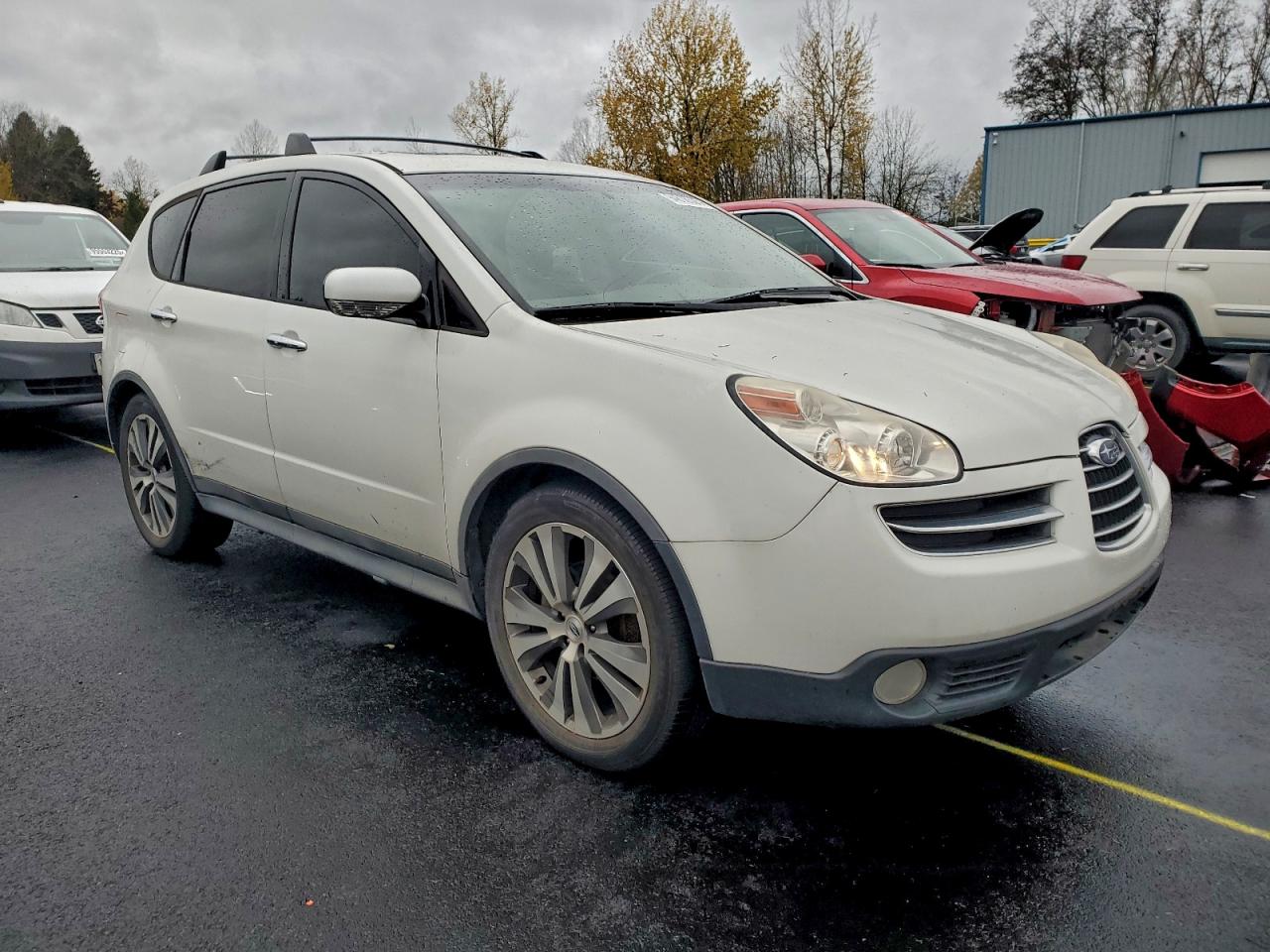 2006 Subaru B9 Tribeca 3.0 H6 White vin: 4S4WX82C964429808