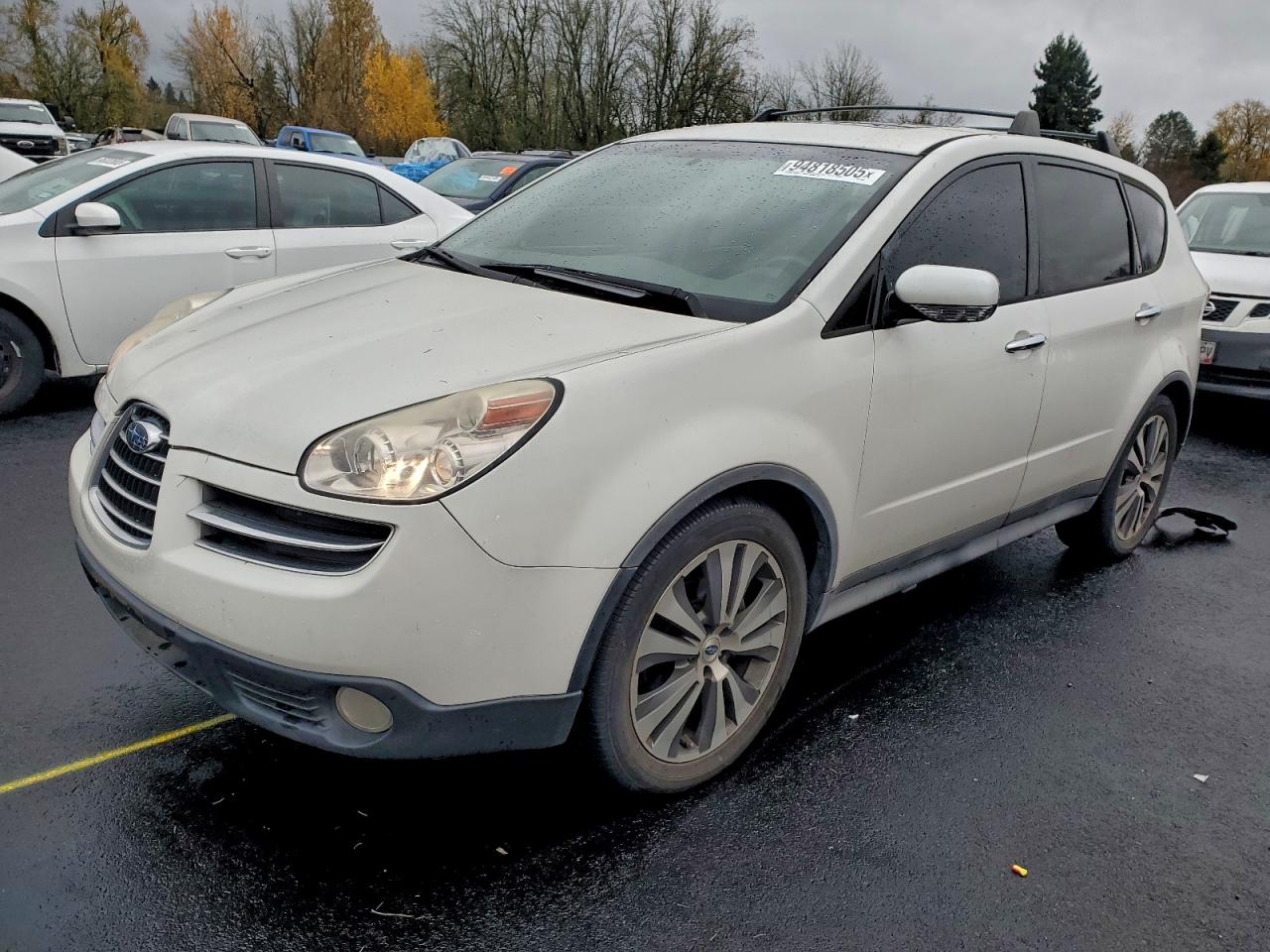 2006 Subaru B9 Tribeca 3.0 H6 White vin: 4S4WX82C964429808