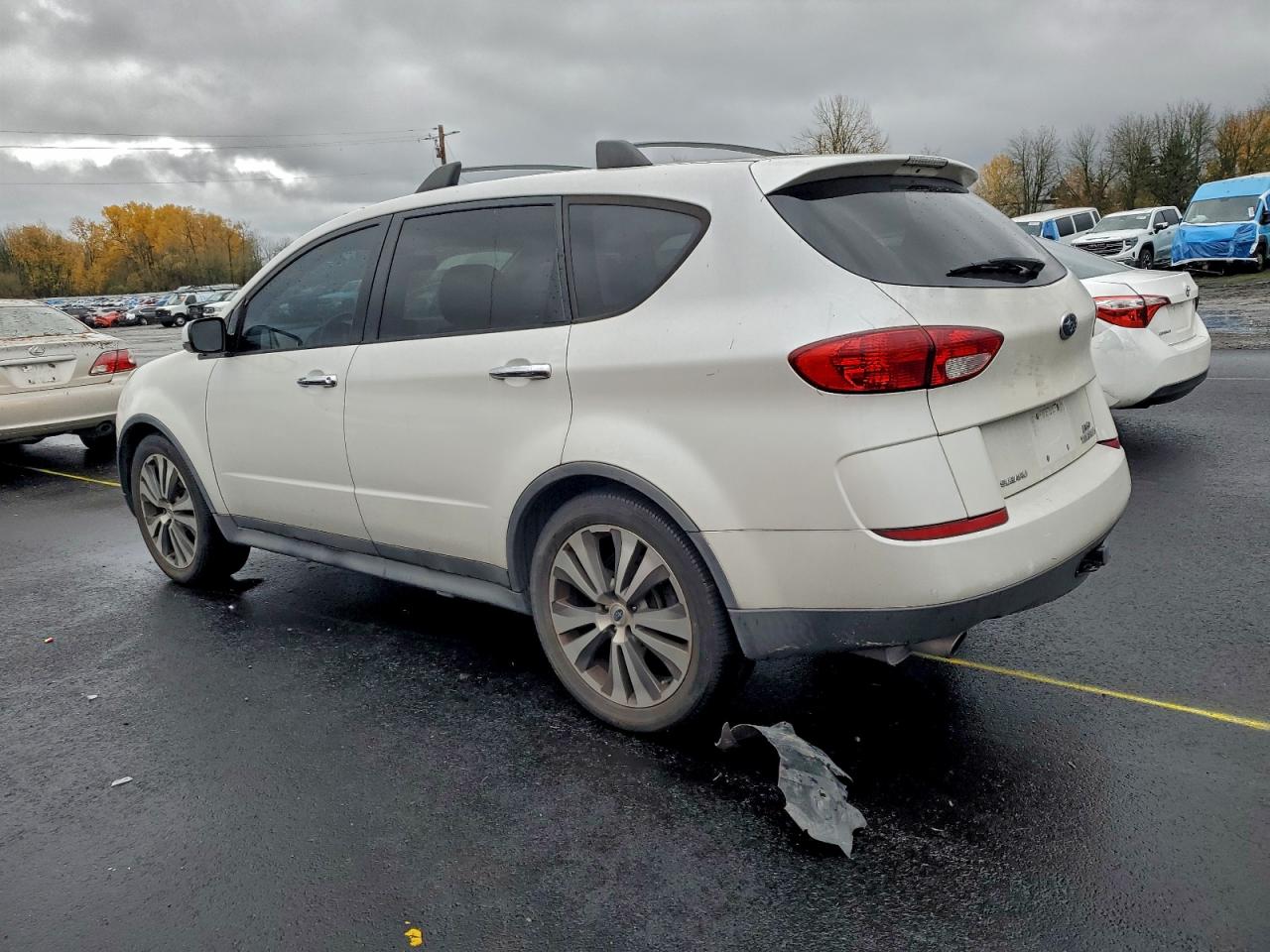 2006 Subaru B9 Tribeca 3.0 H6 White vin: 4S4WX82C964429808