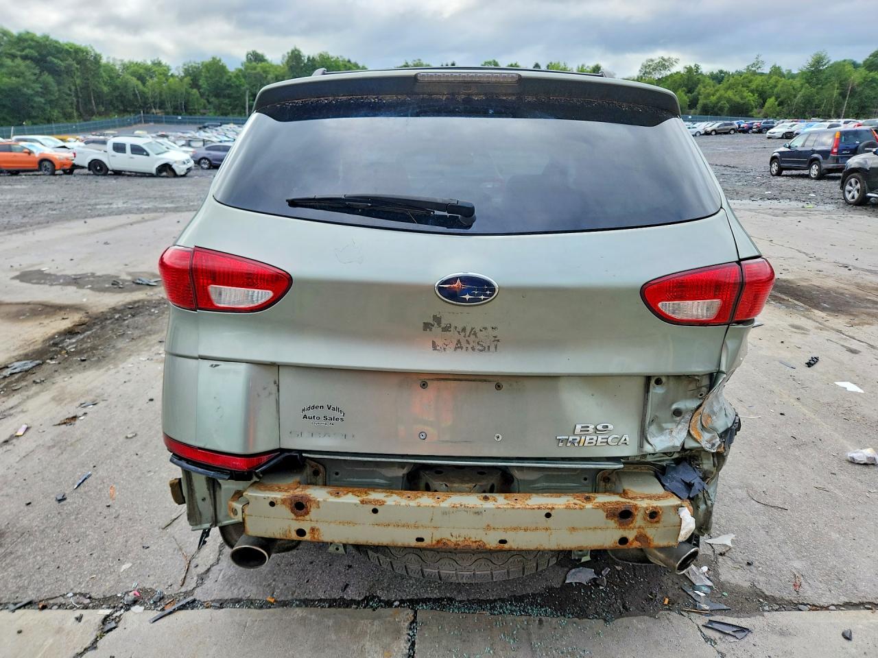 2006 Subaru B9 Tribeca 3.0 H6 Green vin: 4S4WX83C464401588
