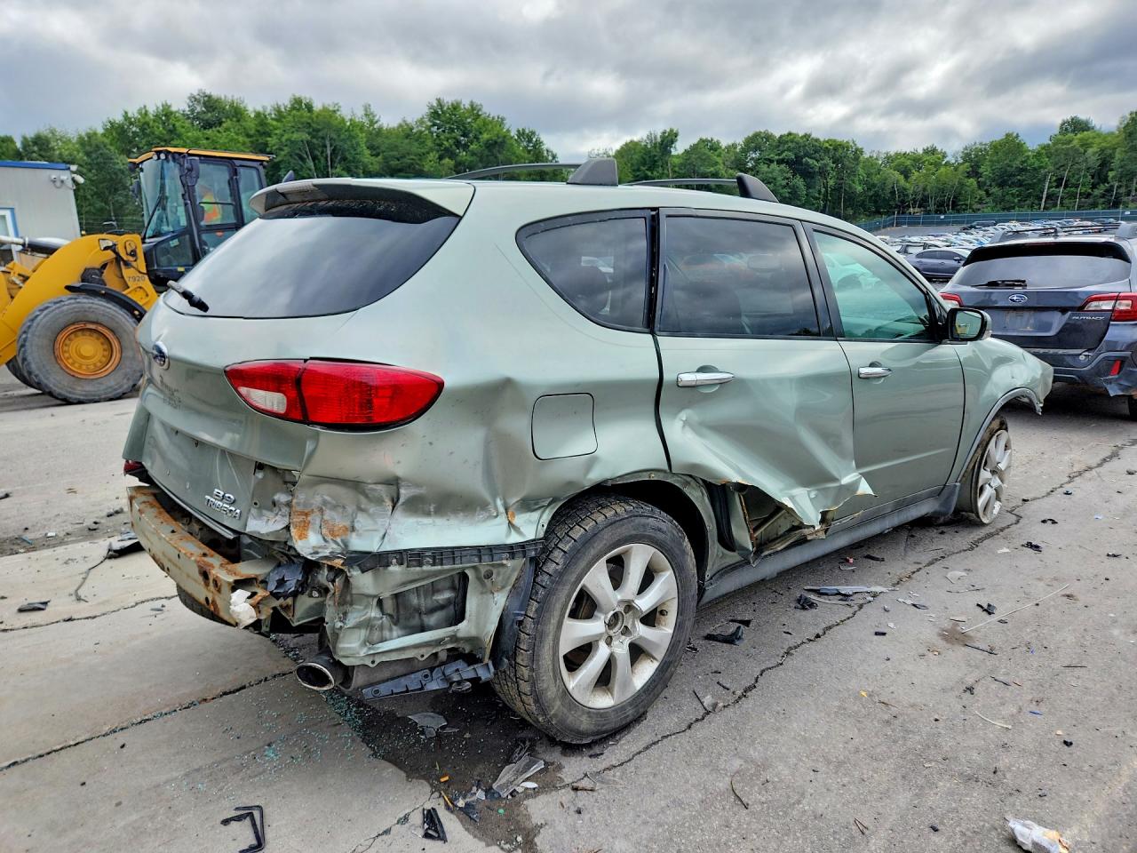 2006 Subaru B9 Tribeca 3.0 H6 Green vin: 4S4WX83C464401588