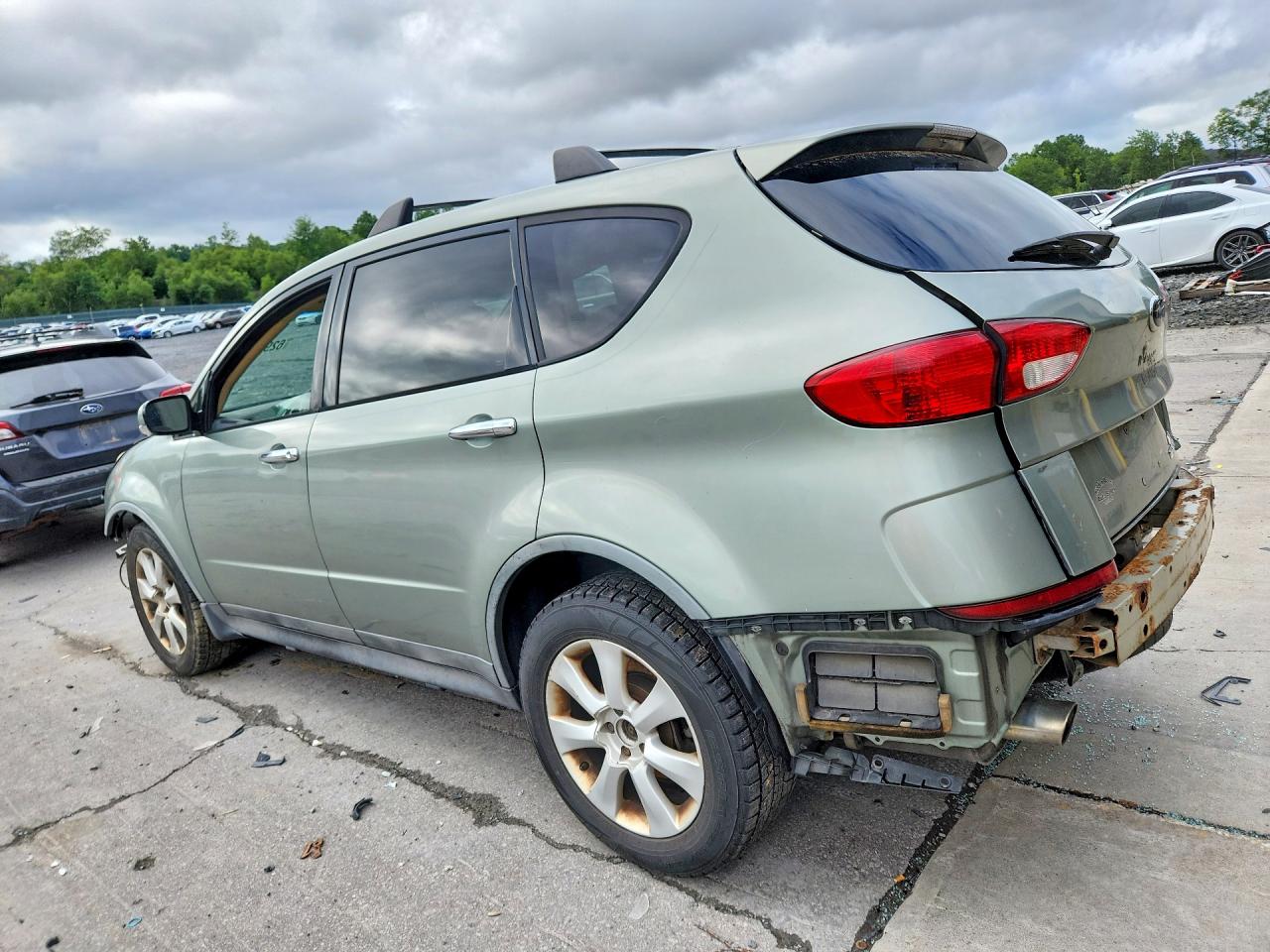 2006 Subaru B9 Tribeca 3.0 H6 Green vin: 4S4WX83C464401588