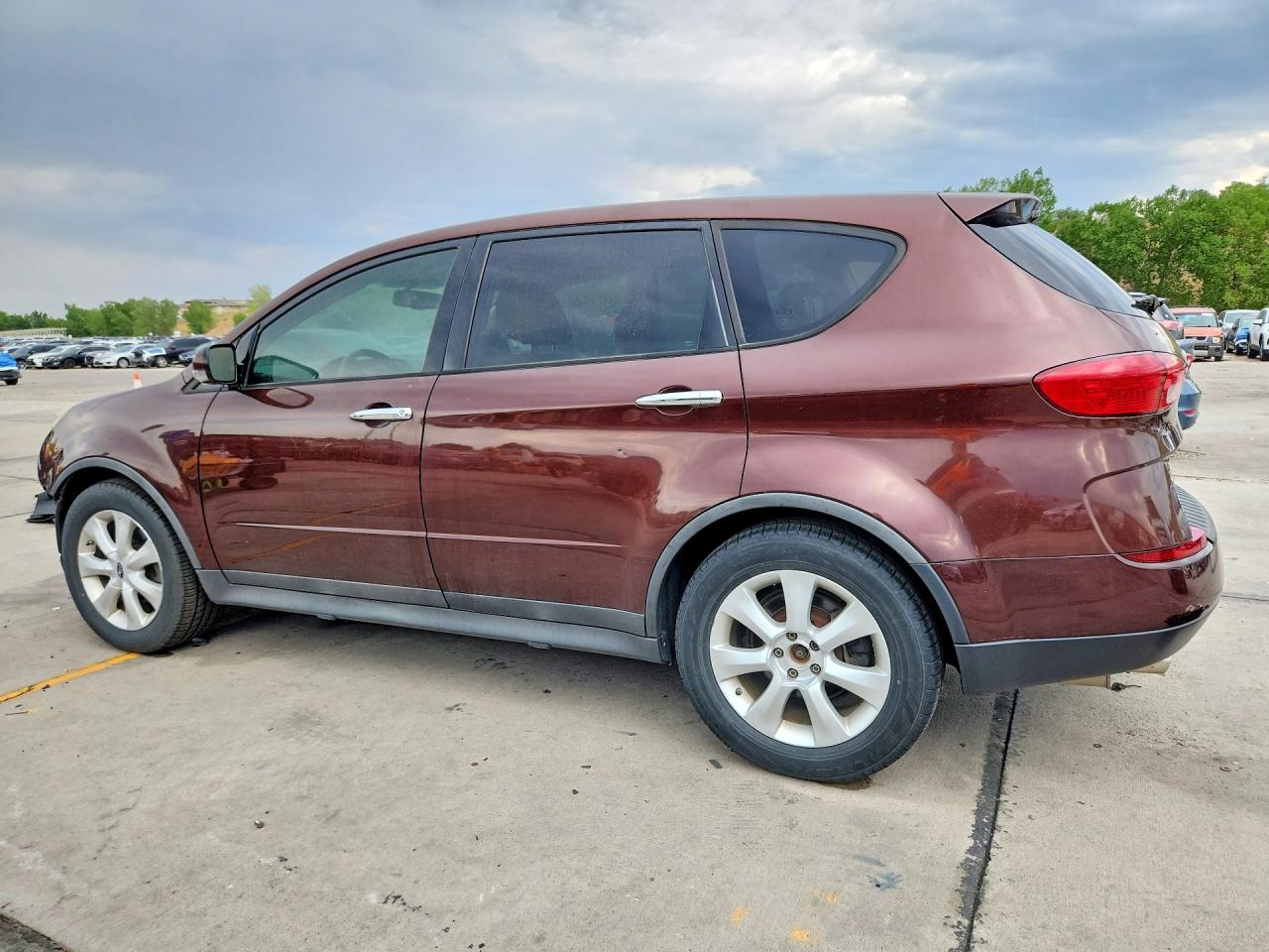 2006 Subaru B9 Tribeca 3.0 H6 Maroon vin: 4S4WX83C764429045