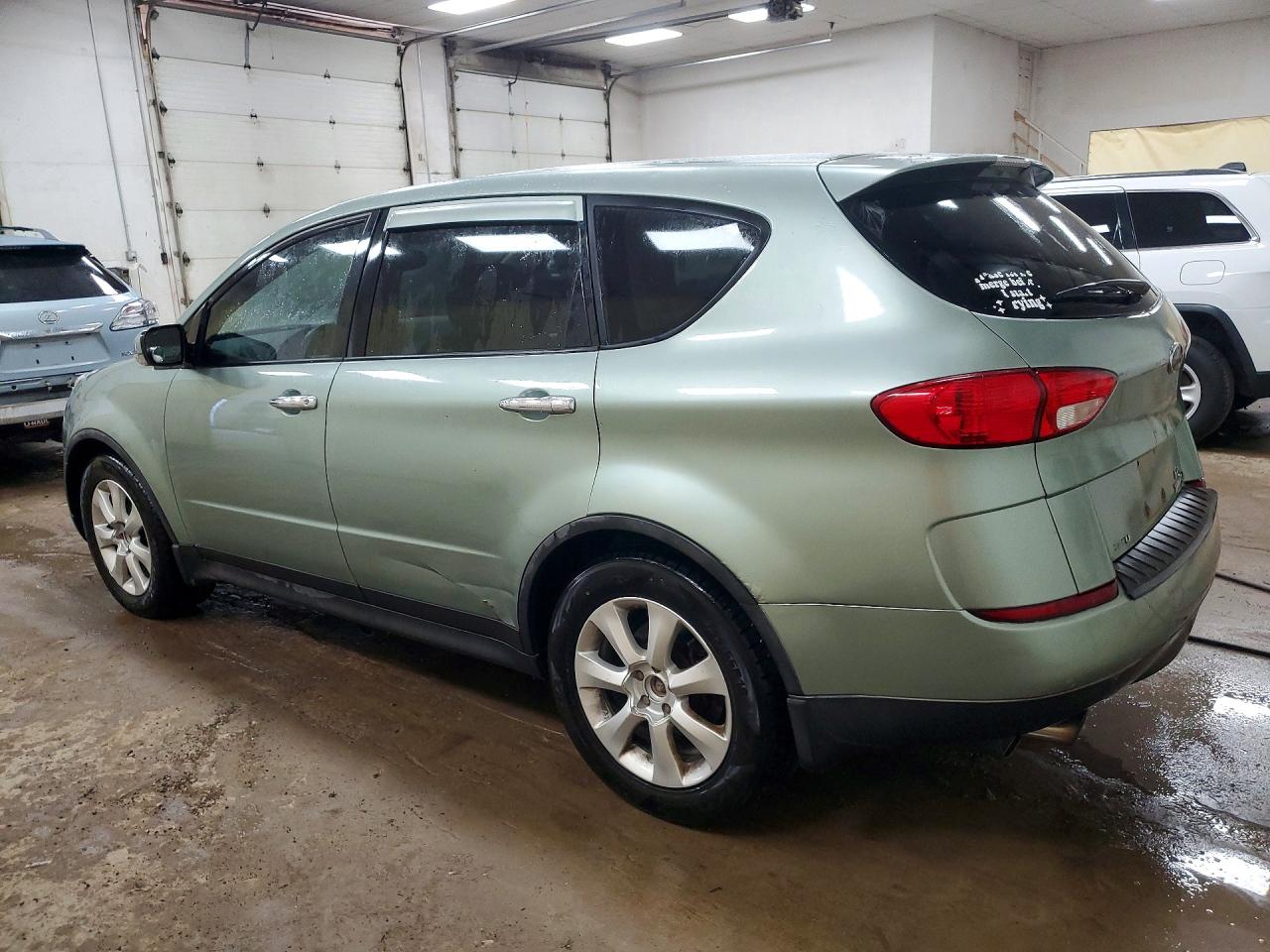 2006 Subaru B9 Tribeca 3.0 H6 Green vin: 4S4WX83C864411525