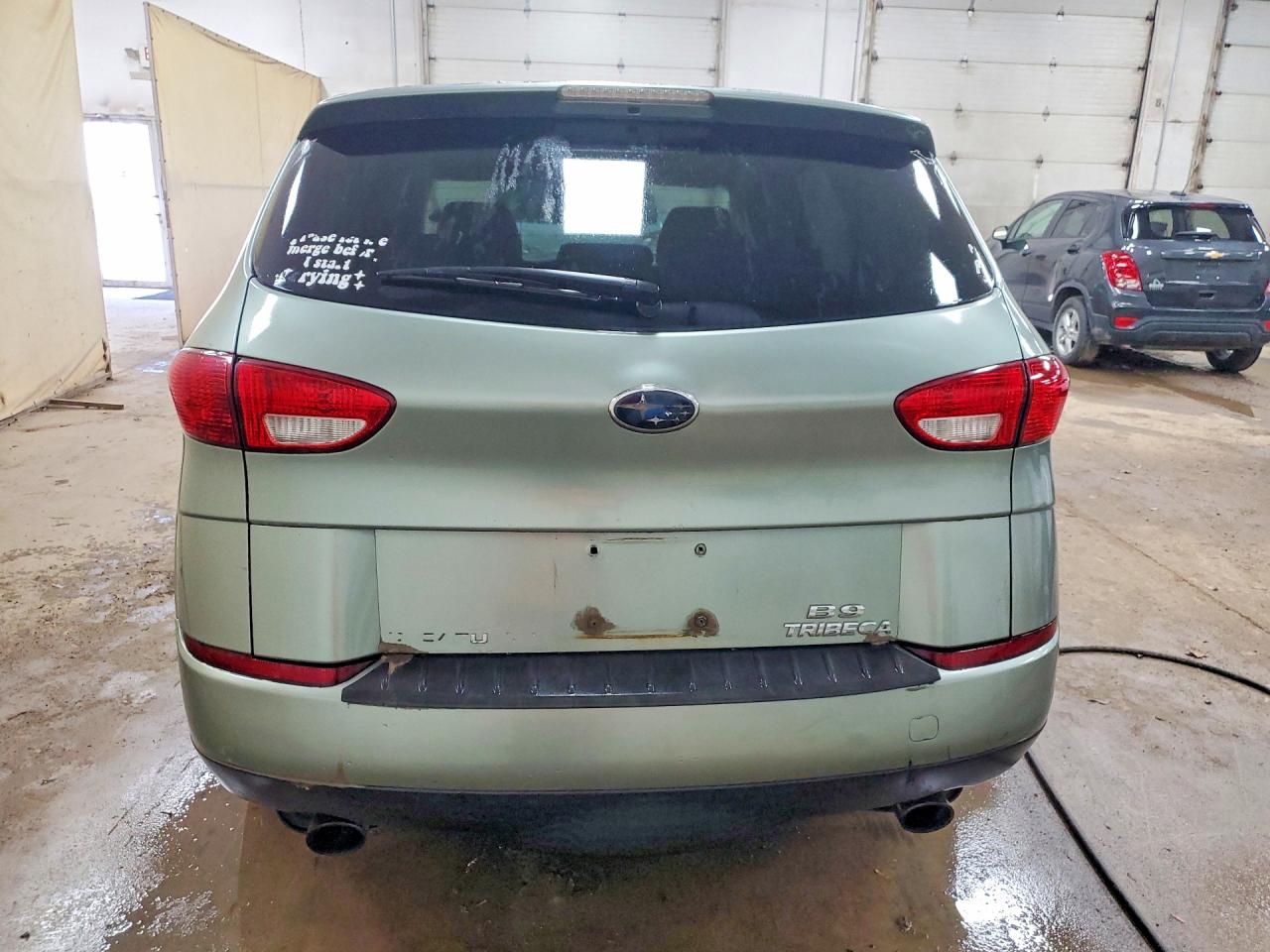 2006 Subaru B9 Tribeca 3.0 H6 Green vin: 4S4WX83C864411525