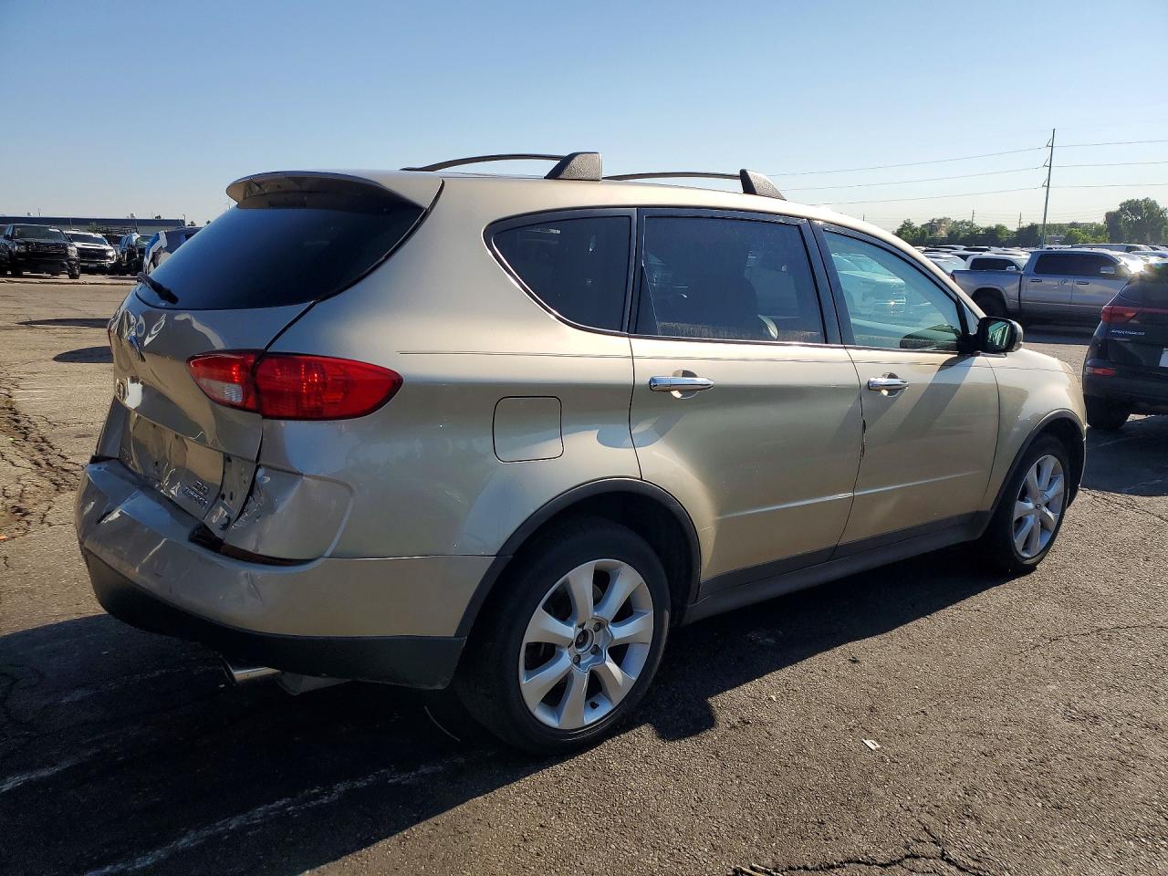 2007 Subaru B9 Tribeca 3.0 H6 Золотой vin: 4S4WX83D974409017