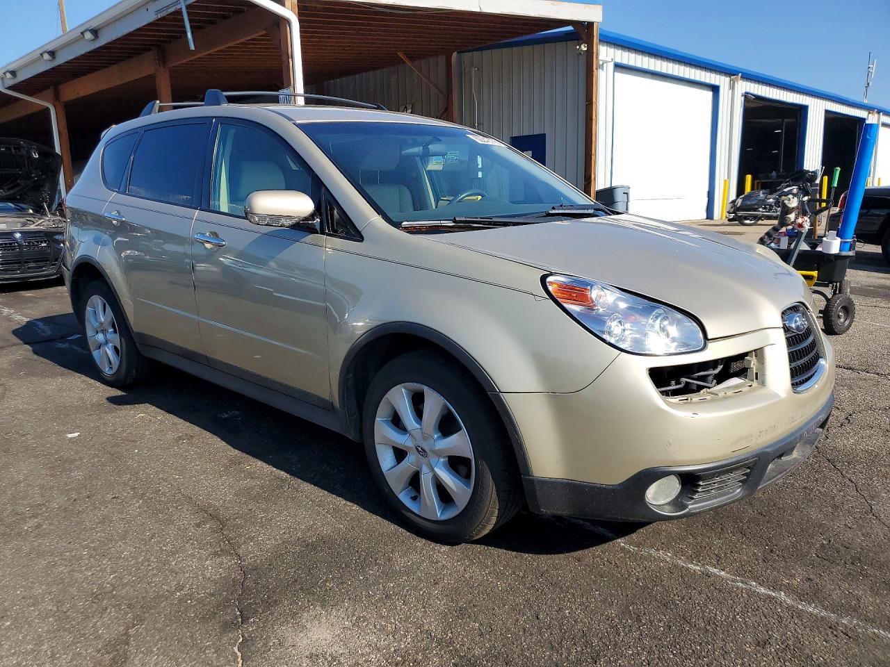 2007 Subaru B9 Tribeca 3.0 H6 Золотой vin: 4S4WX83D974409017