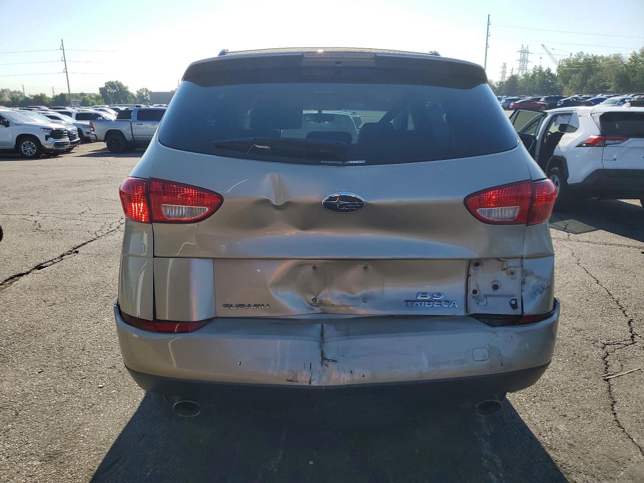 2007 Subaru B9 Tribeca 3.0 H6 Золотой vin: 4S4WX83D974409017