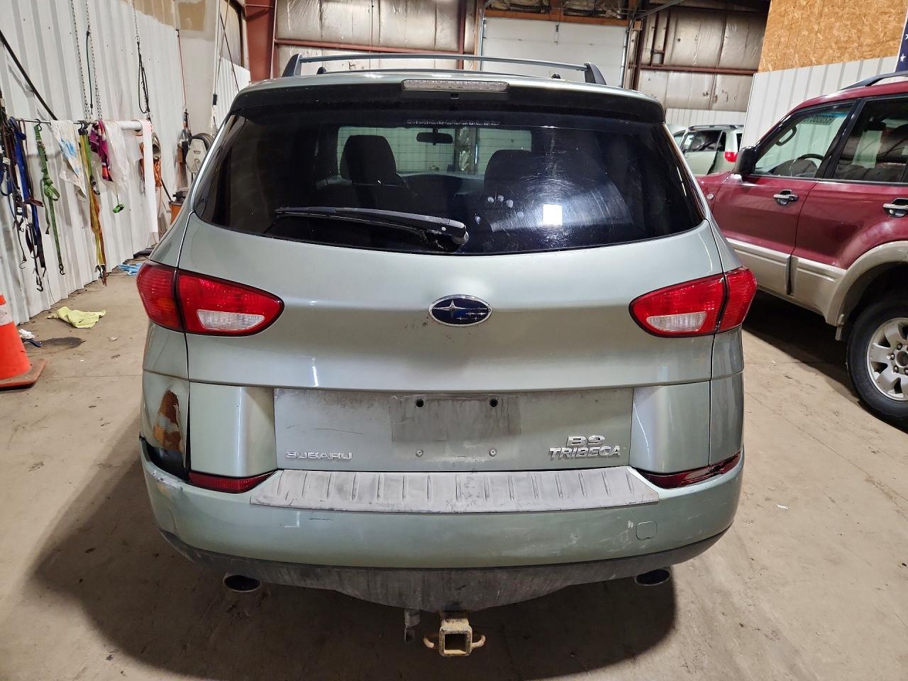 2006 Subaru B9 Tribeca 3.0 H6 Green vin: 4S4WX85C164400203
