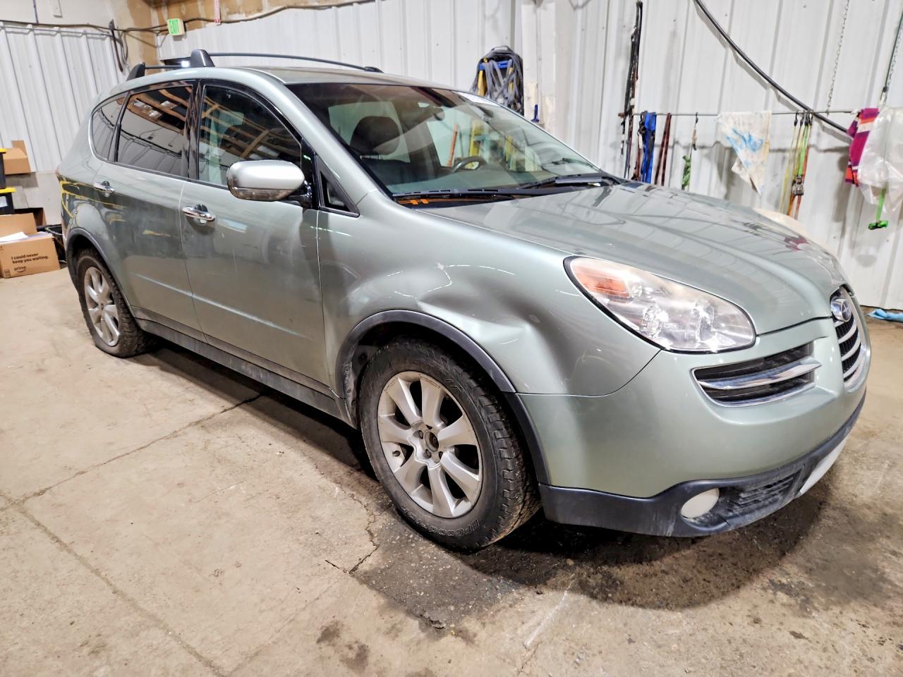 2006 Subaru B9 Tribeca 3.0 H6 Green vin: 4S4WX85C164400203