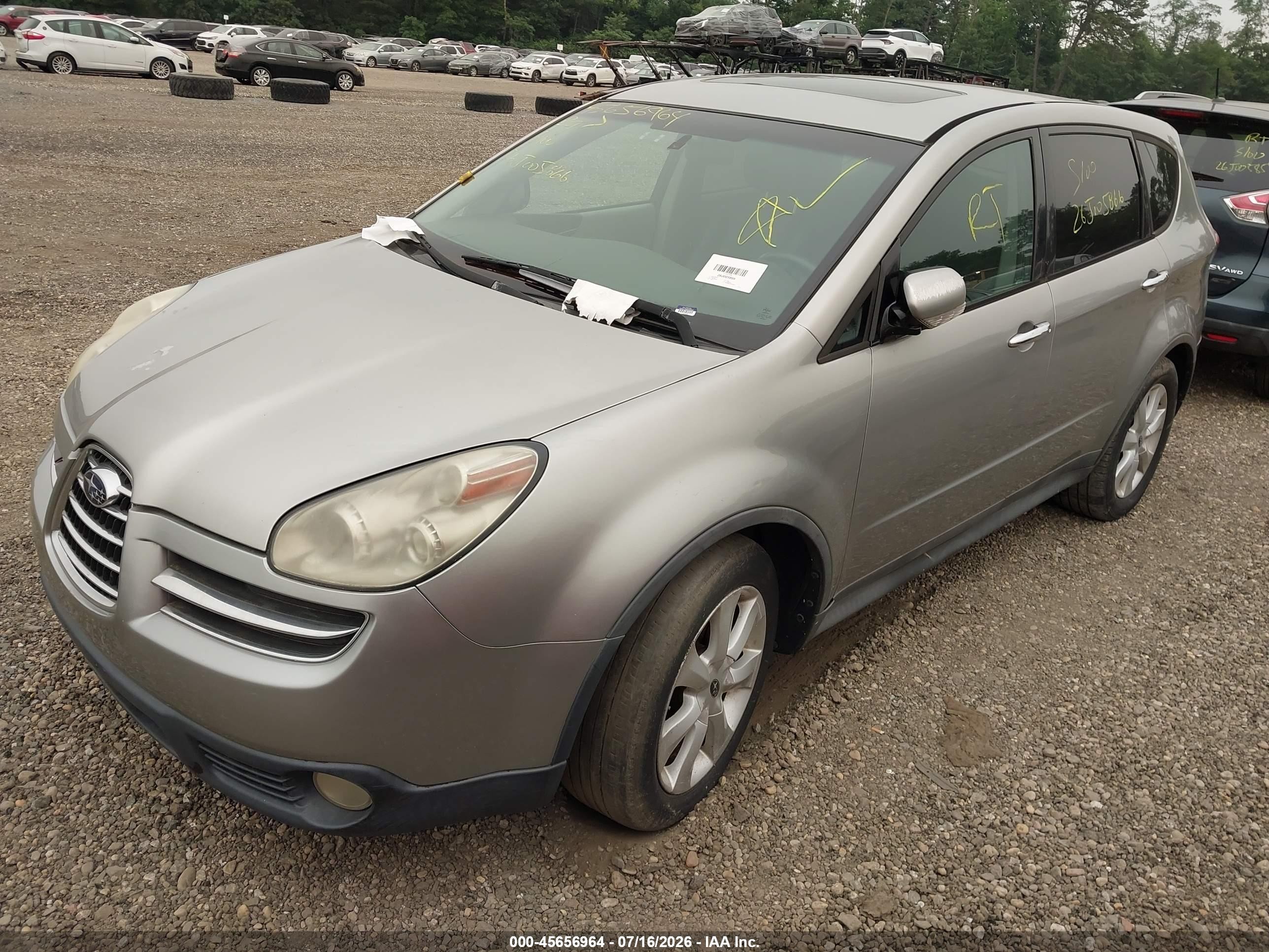 2006 Subaru B9 Tribeca Base 7-passenger/limited 7-passenger Gray vin: 4S4WX85C164419365