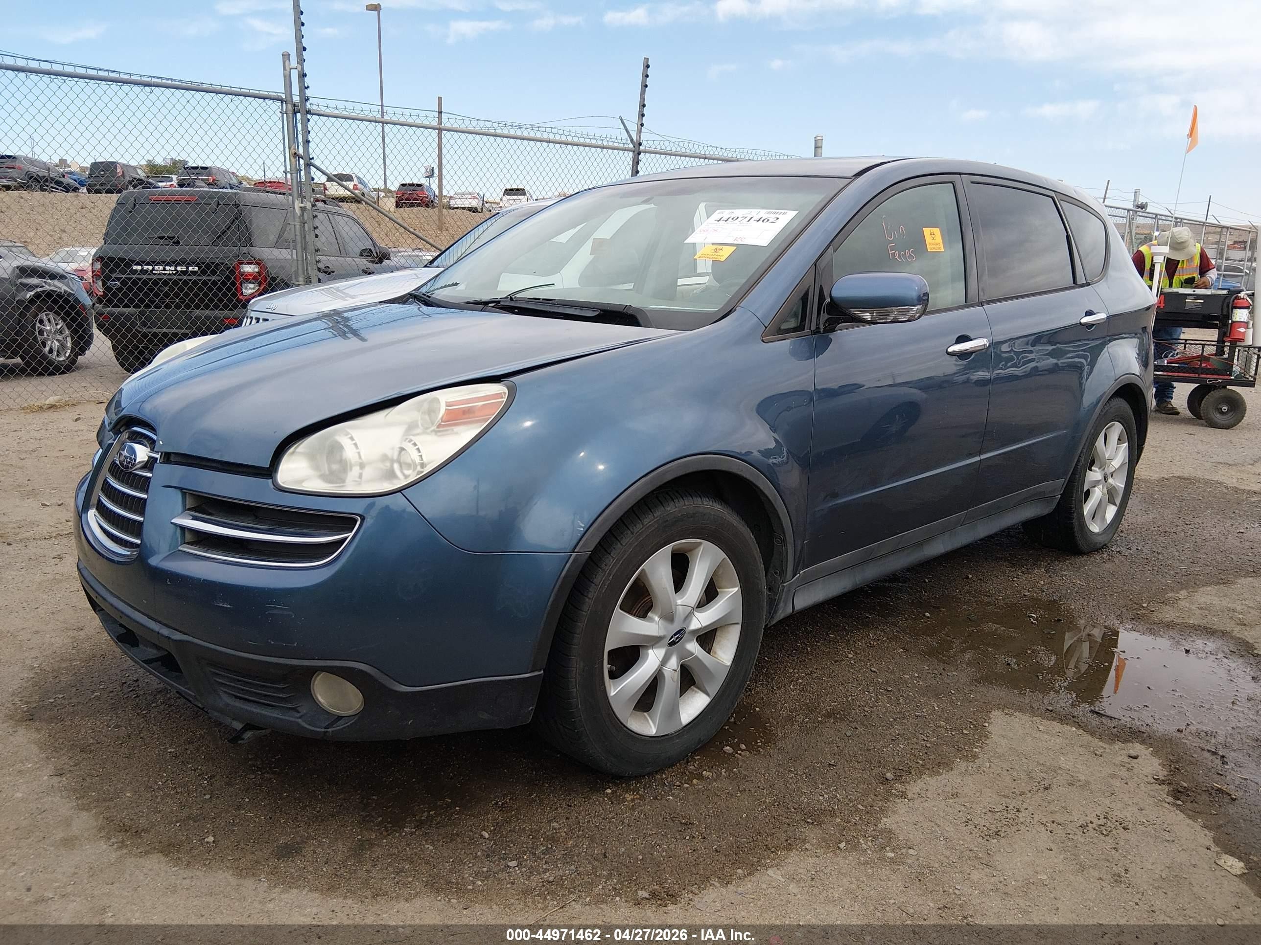 2006 Subaru B9 Tribeca Limited 7-passenger Blue vin: 4S4WX85C264432061