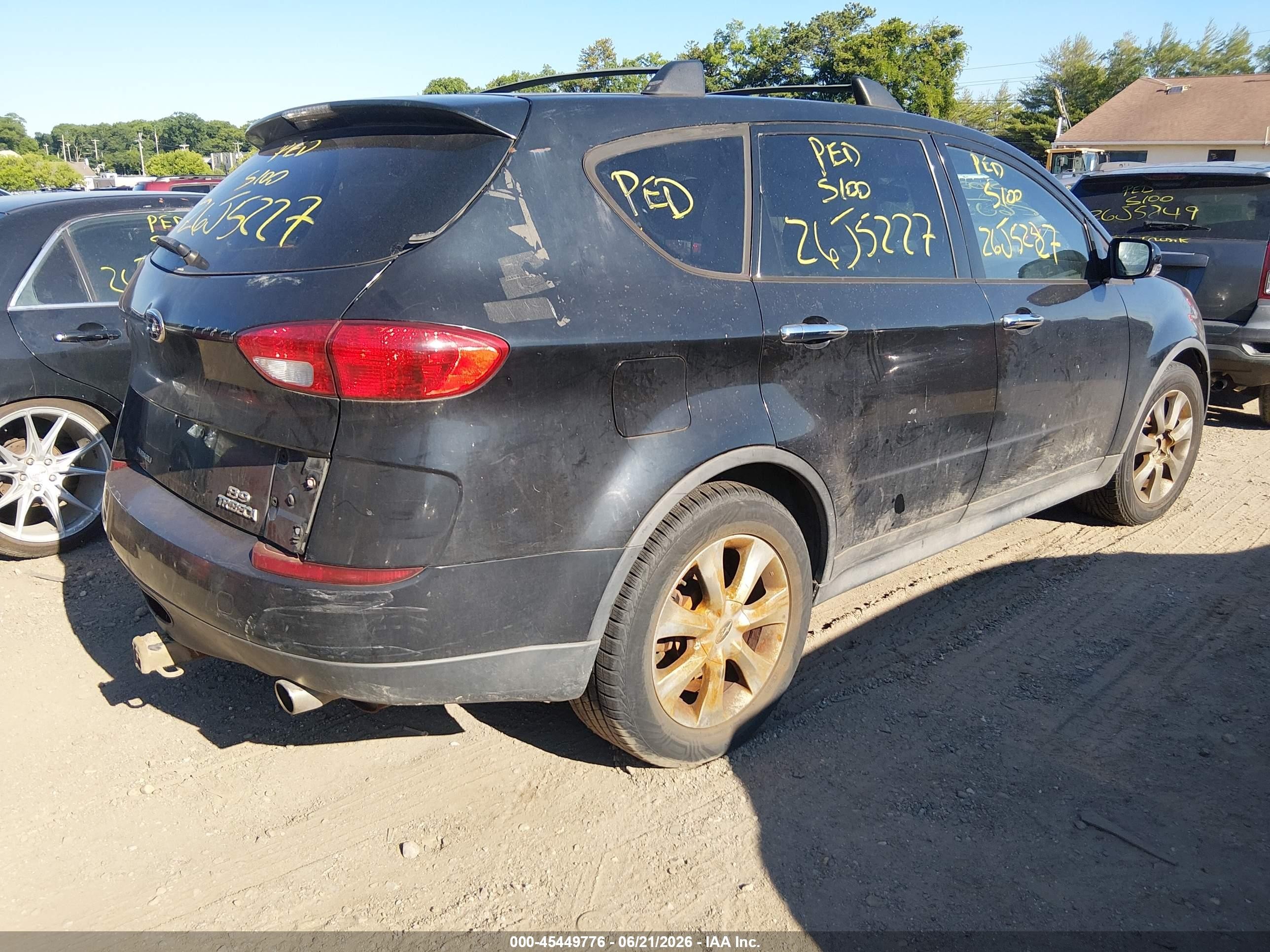 2006 Subaru B9 Tribeca Base 7-passenger/limited 7-passenger Black vin: 4S4WX85C364405855