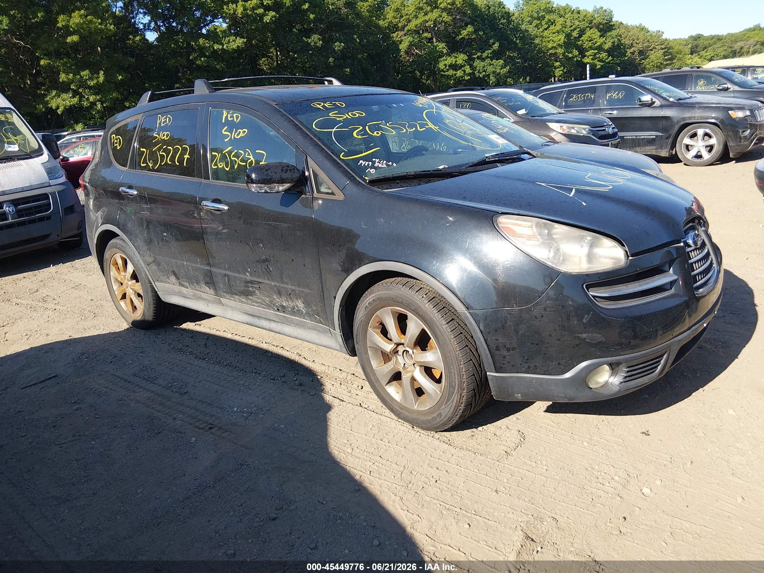 2006 Subaru B9 Tribeca Base 7-passenger/limited 7-passenger Black vin: 4S4WX85C364405855