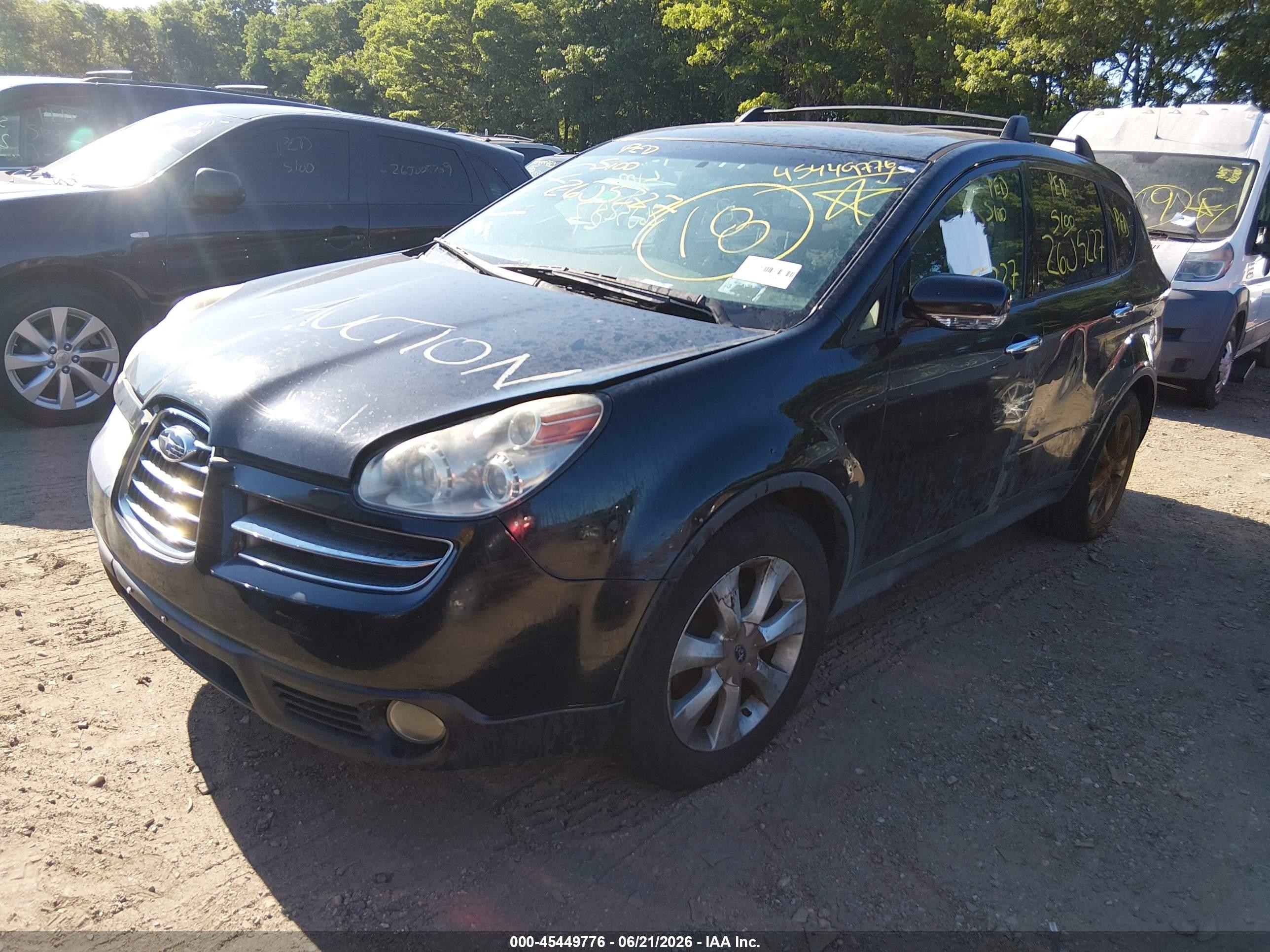 2006 Subaru B9 Tribeca Base 7-passenger/limited 7-passenger Black vin: 4S4WX85C364405855