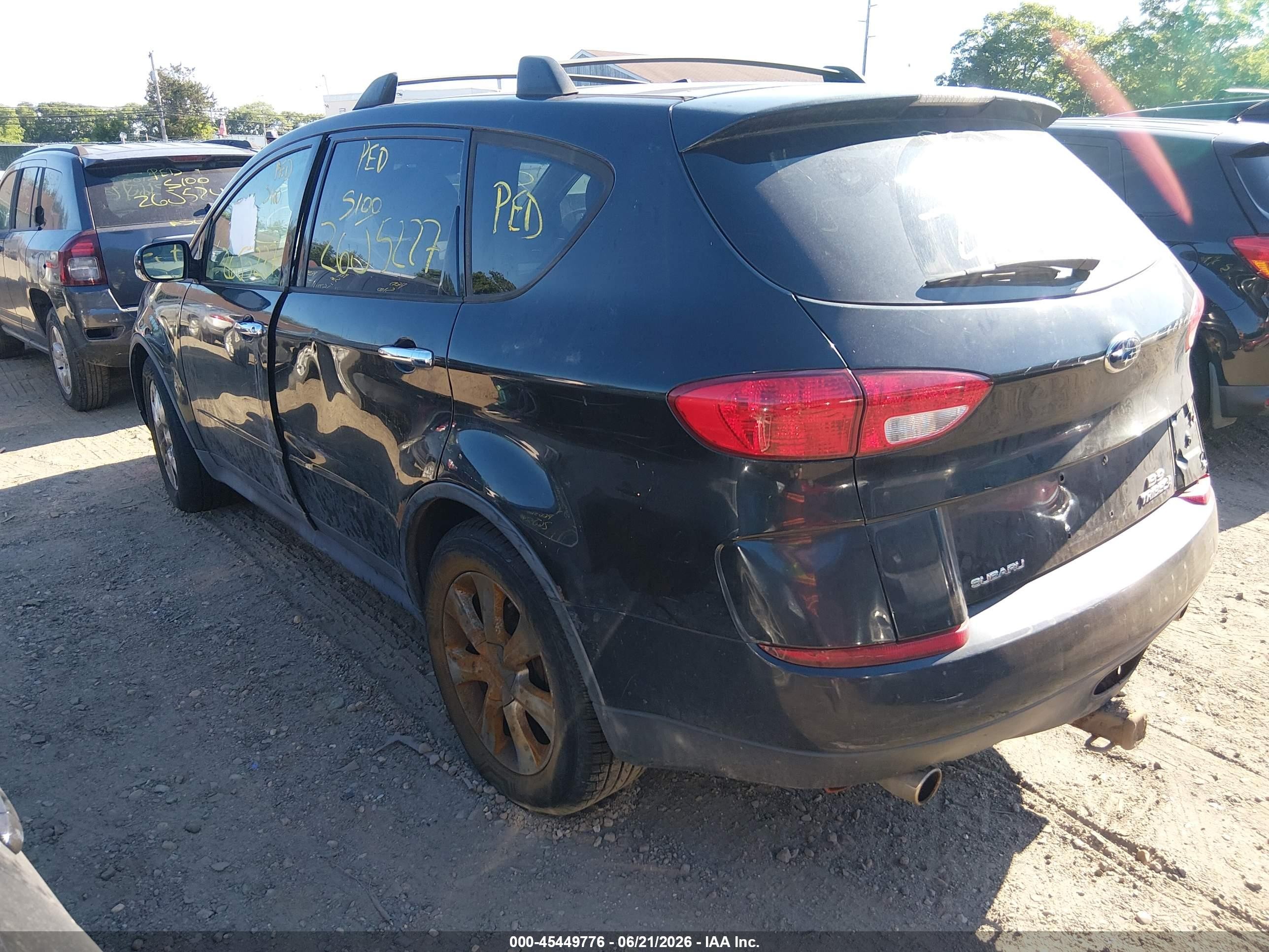 2006 Subaru B9 Tribeca Base 7-passenger/limited 7-passenger Black vin: 4S4WX85C364405855