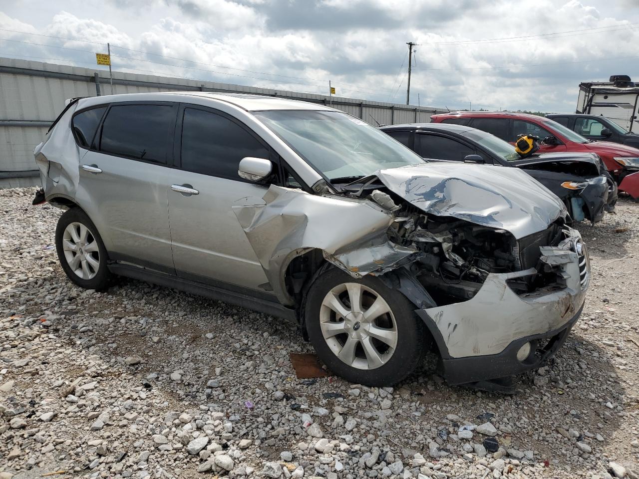 2006 Subaru B9 Tribeca 3.0 H6 Silver vin: 4S4WX85C364417777