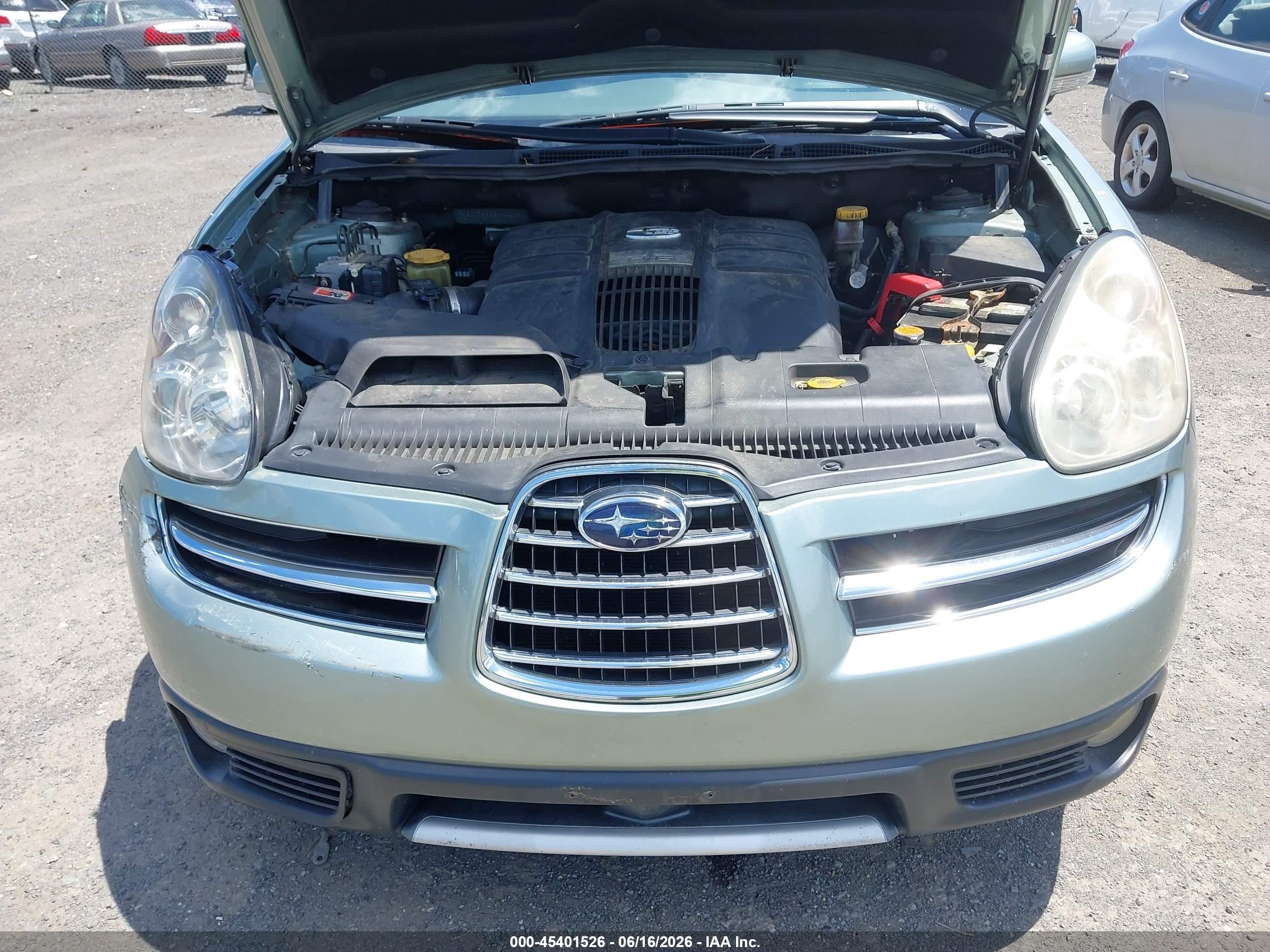 2006 Subaru B9 Tribeca Base 7-passenger/limited 7-passenger Зеленый vin: 4S4WX85C364425961